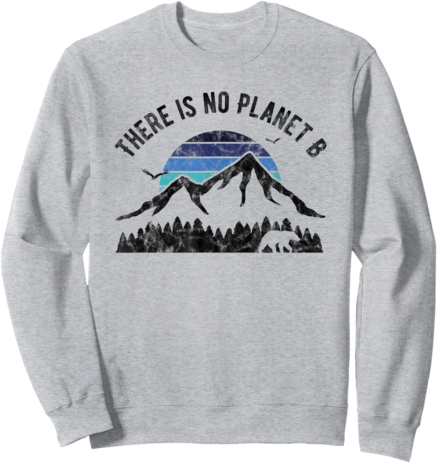 There is No Planet B against Global Warming Sweatshirt - Sweatshirt | Ash
