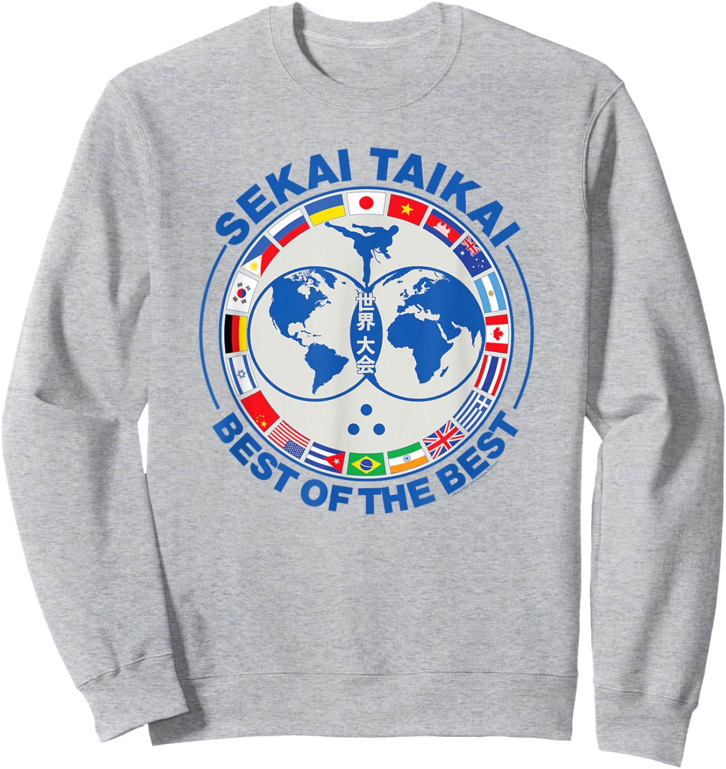 Cobra Kai Karate Tournament Sekai Taikai Best of the Best Sweatshirt - Sweatshirt | Ash