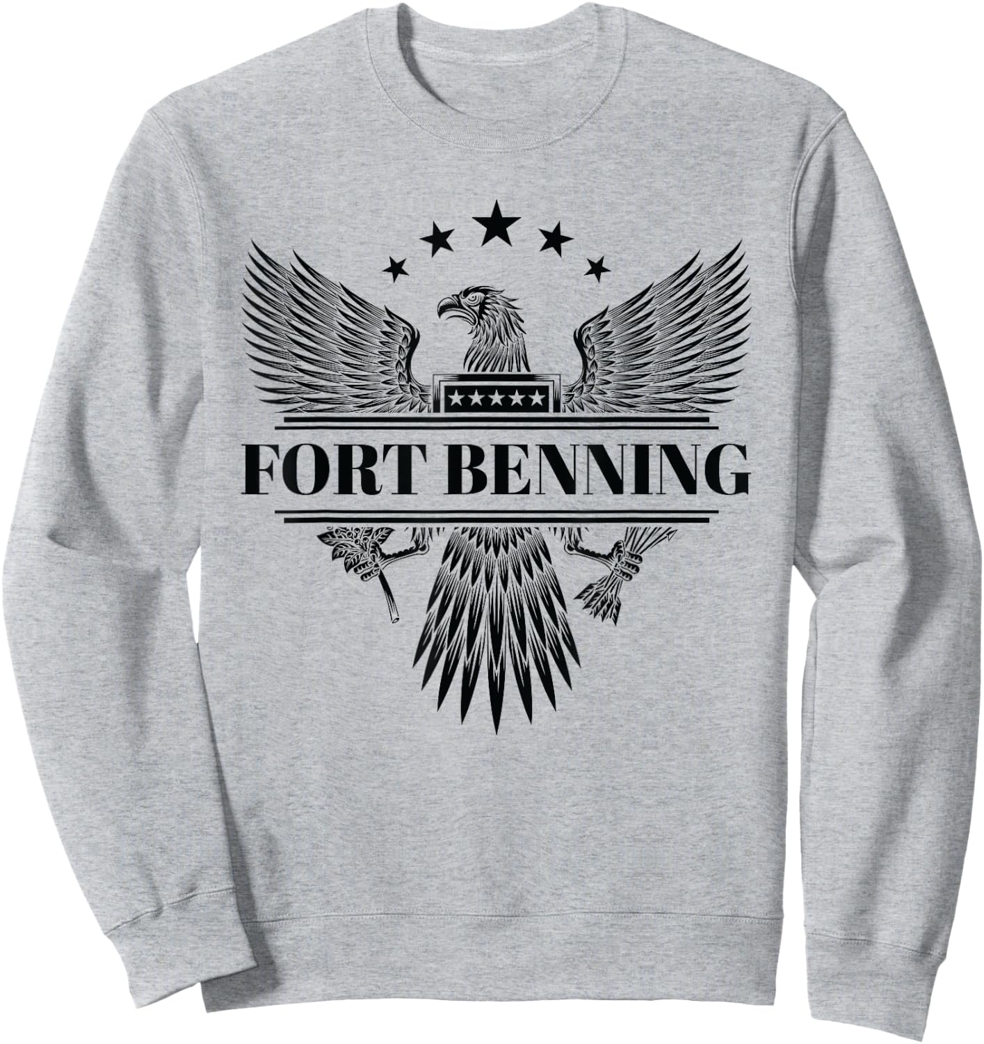 Fort Benning Shirt Columbus Georgia Sweatshirt - Sweatshirt | Ash