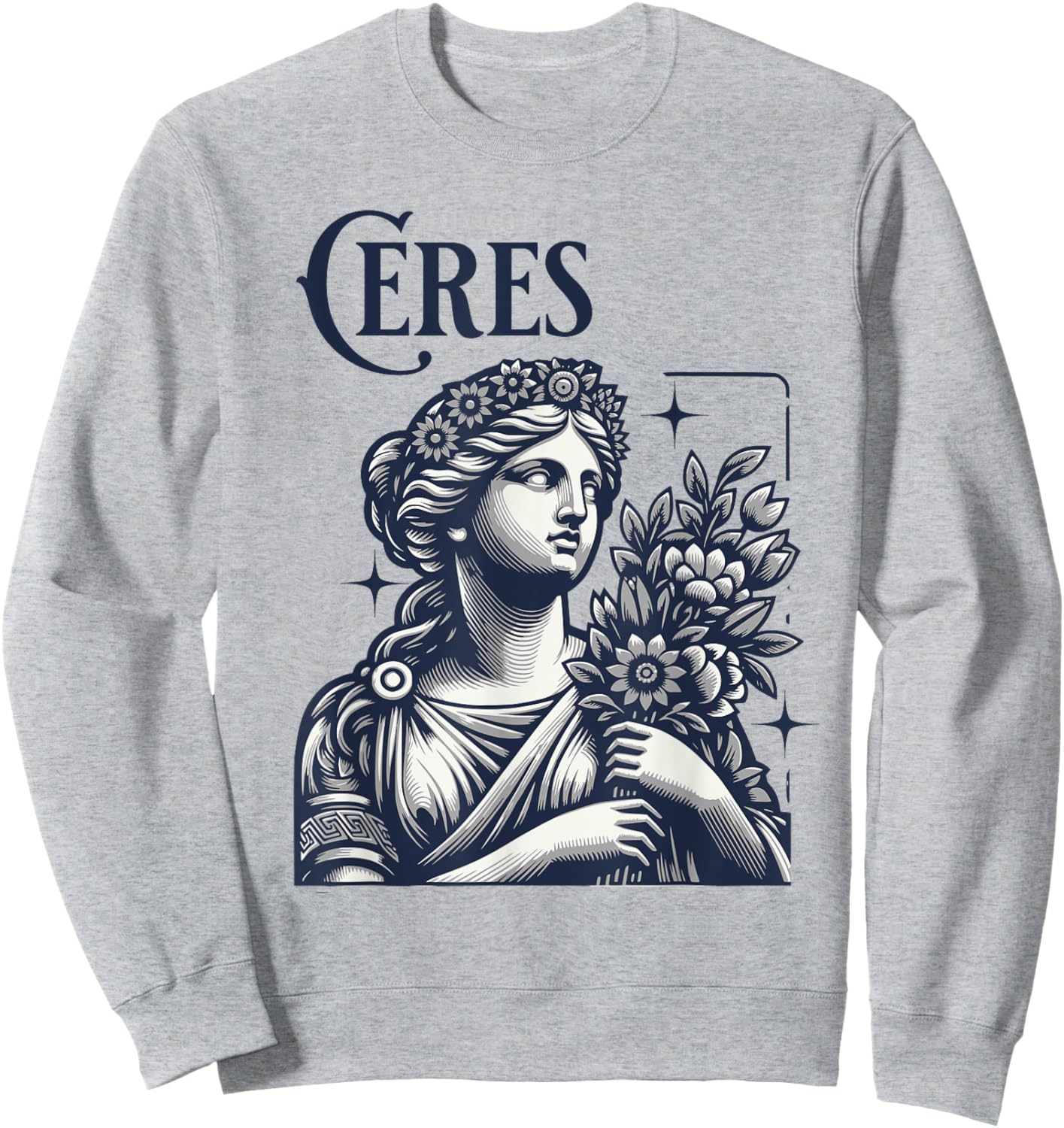 Ceres Roman Goddess Sweatshirt - Sweatshirt | Ash