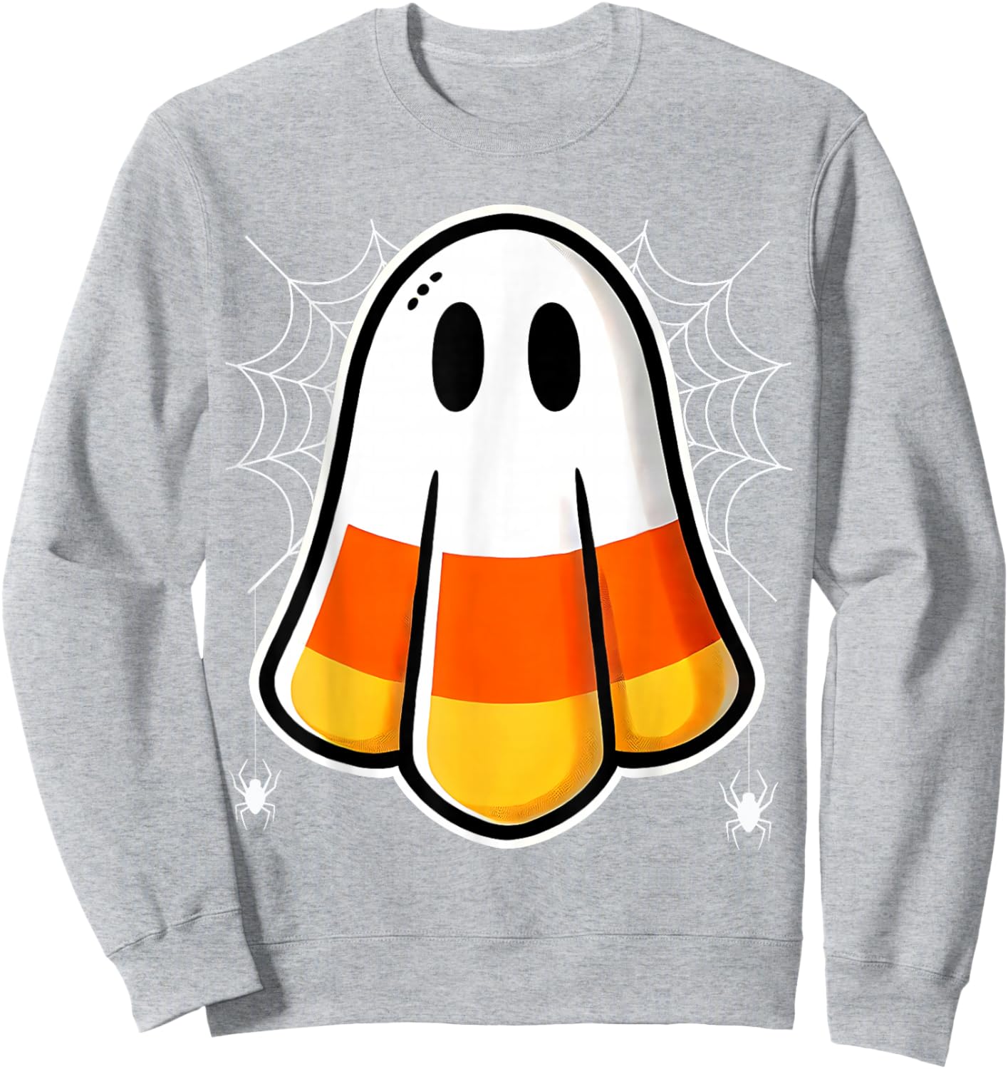 Funny Candy Corn Ghost Halloween Costume KIds Boys Girls Sweatshirt - Sweatshirt | Ash