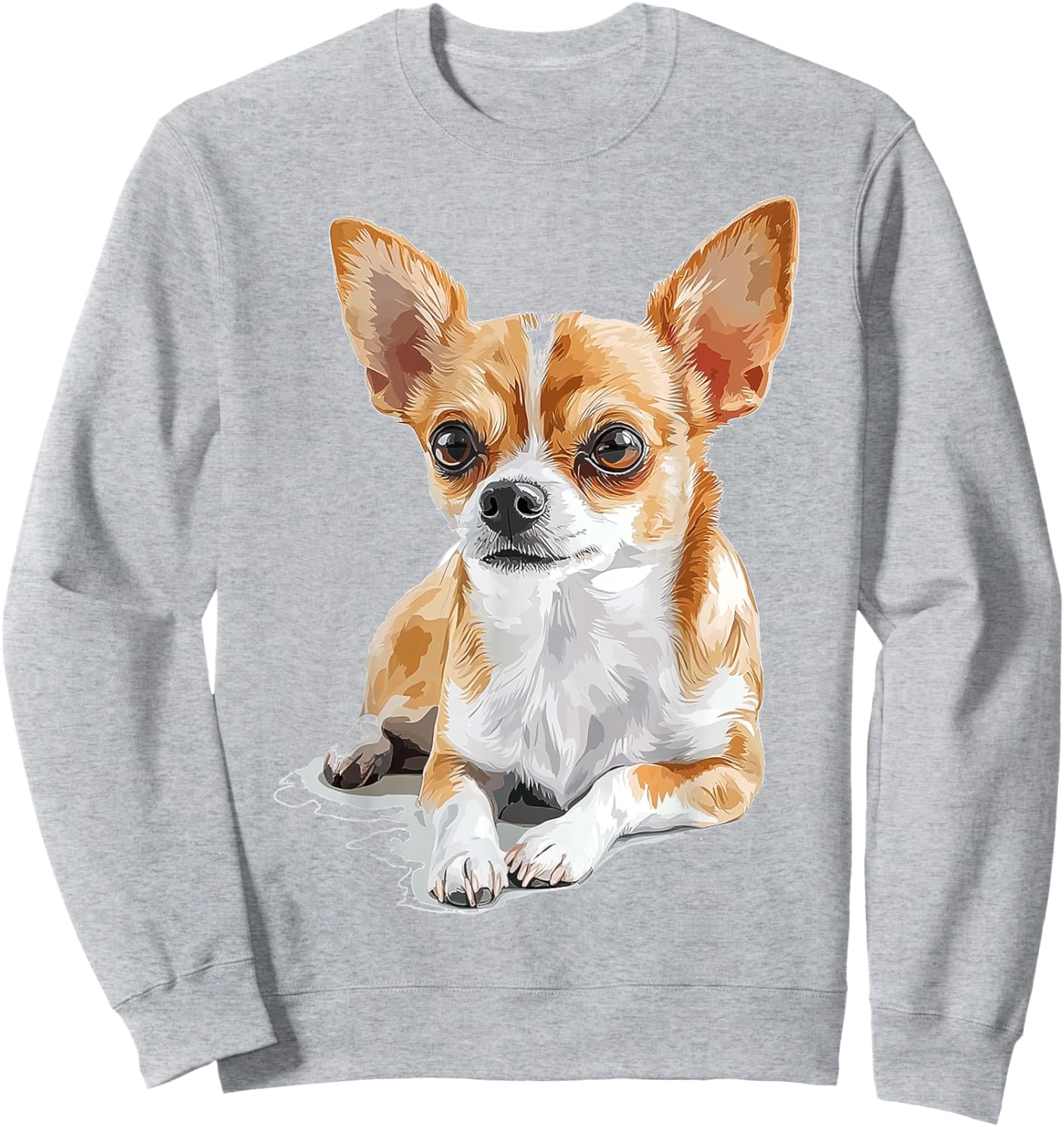Chihuahua Art graphique pour animal domestique Sweatshirt - Sweatshirt | Ash