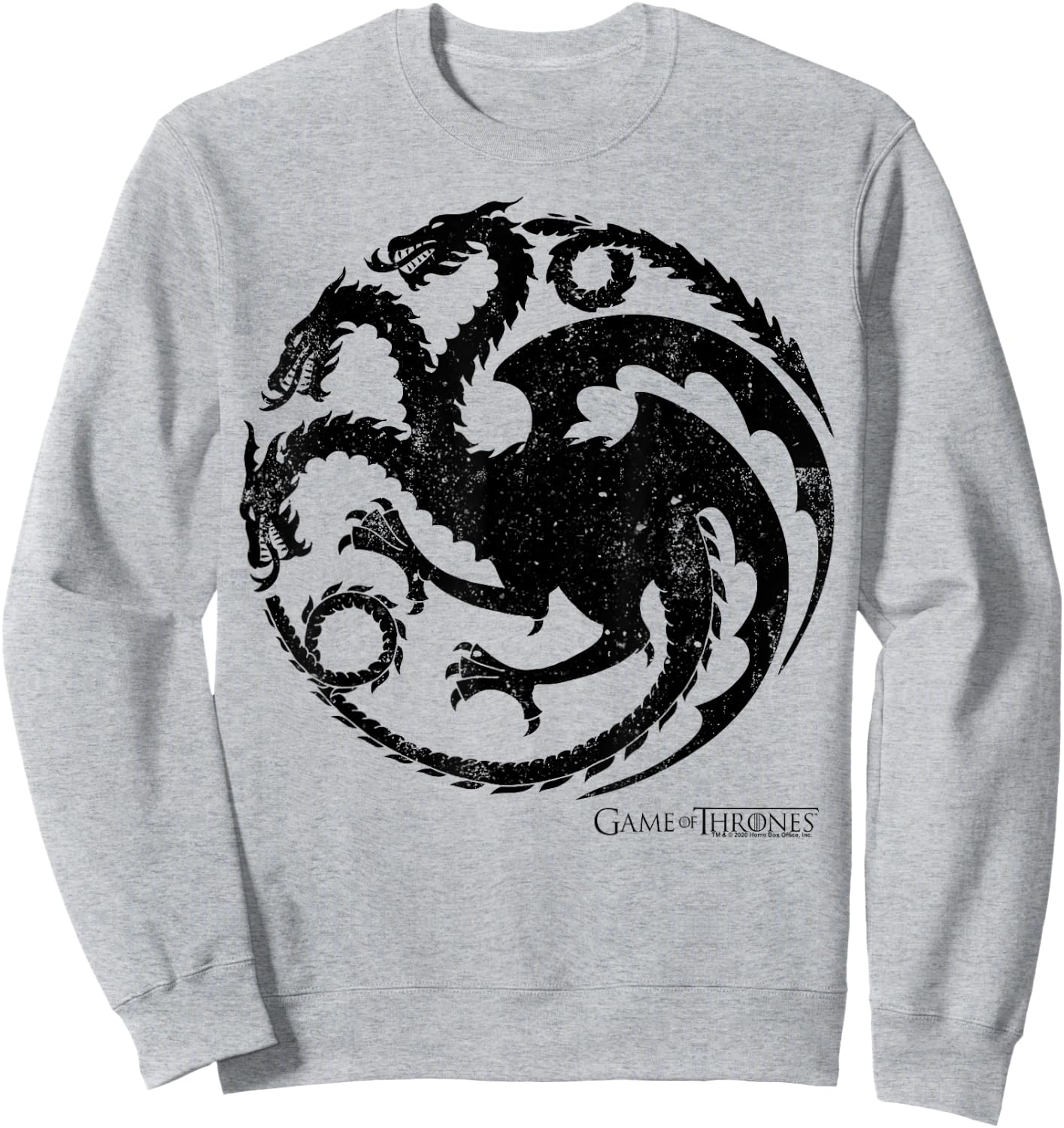 Game of Thrones Targaryen Dragon Sigil Sweatshirt - Sweatshirt | Ash