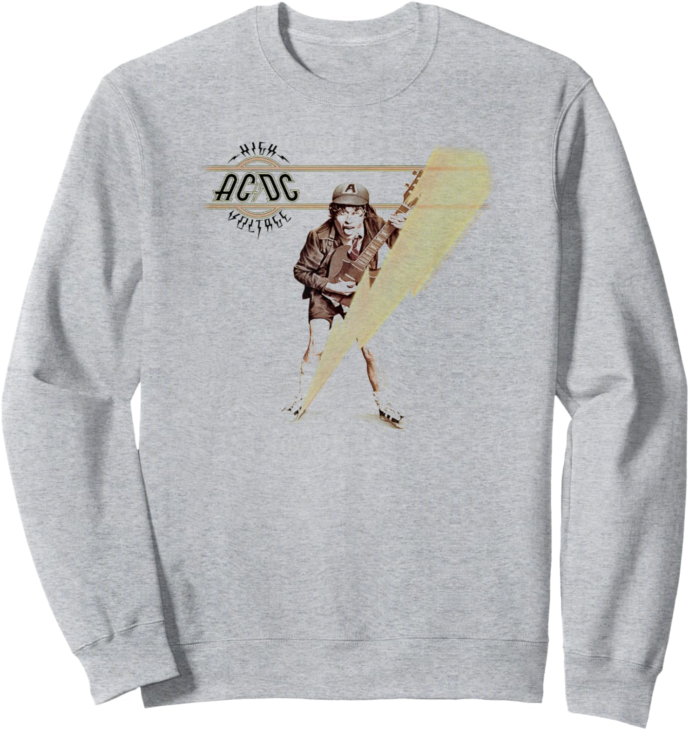 AC/DC - High Voltage Angus Sweatshirt - Sweatshirt | Ash