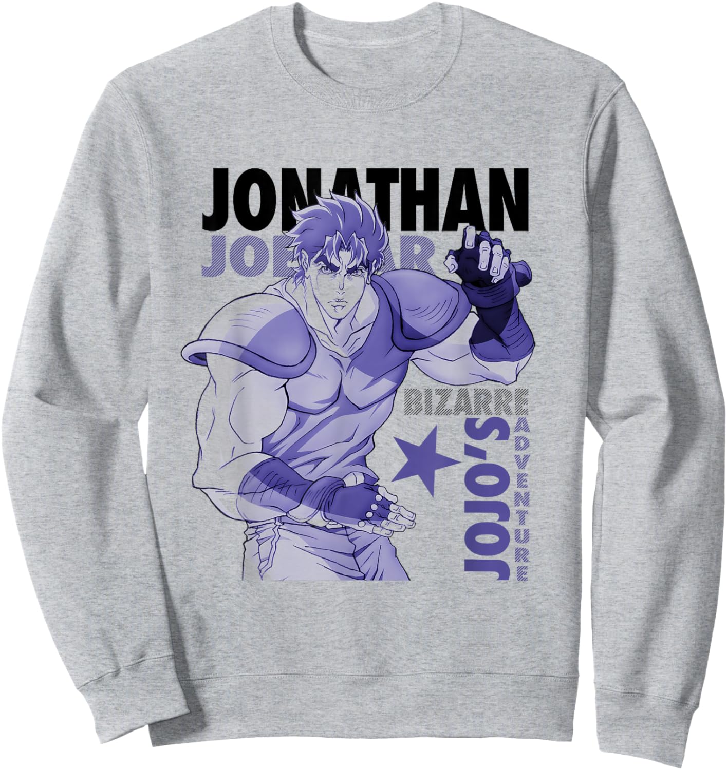 JoJo's Bizarre Adventure Phantom Blood Jonathan Anime Sweatshirt - Sweatshirt | Ash