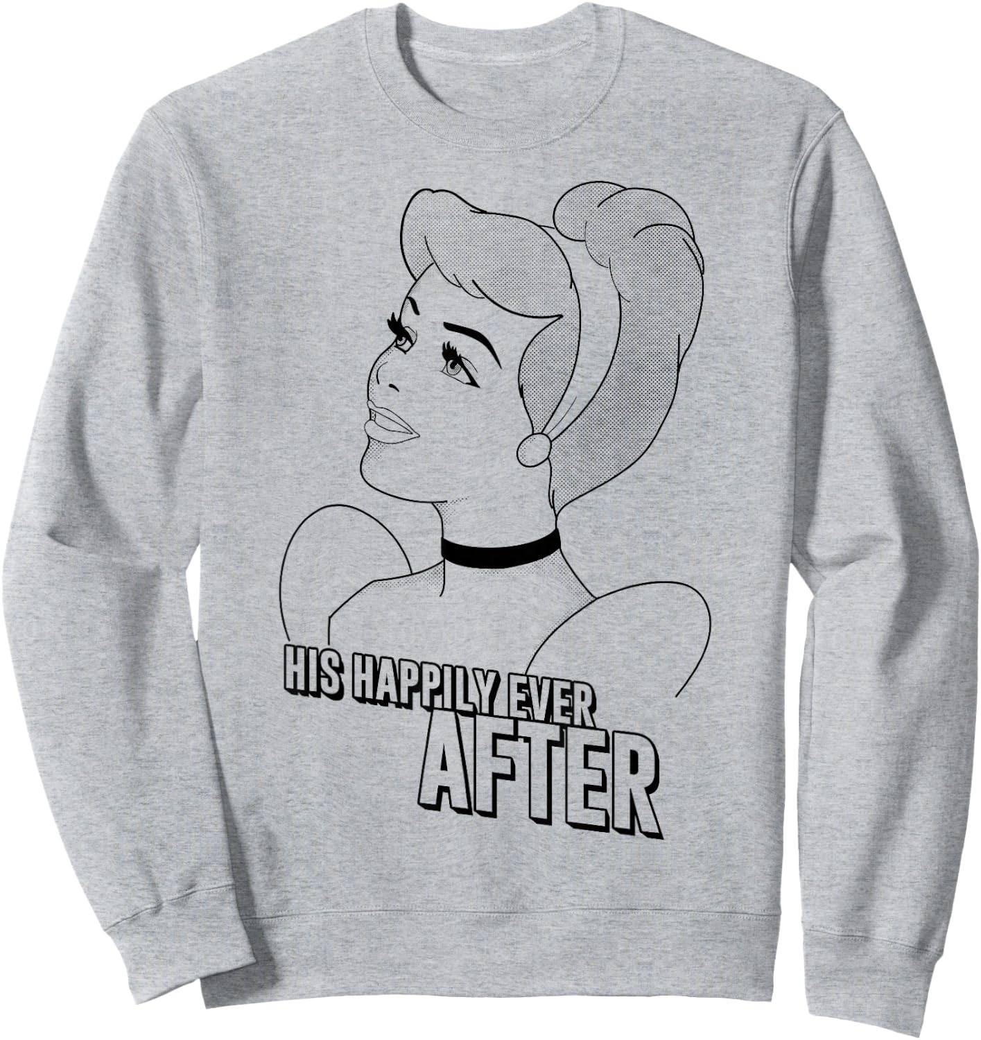Disney Cinderella His Happily Ever After Graphic Sweatshirt - Sweatshirt | Ash