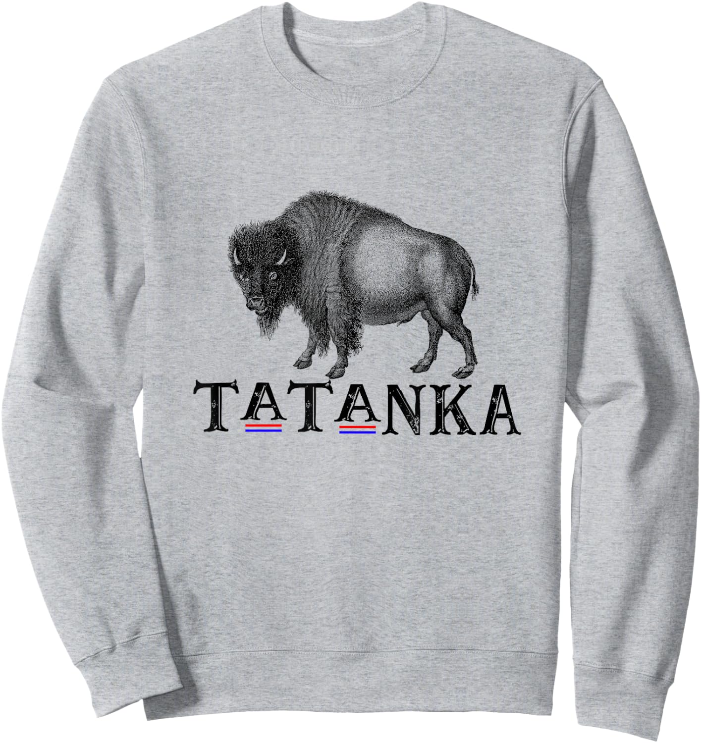 Tatanka American Buffalo Sweatshirt - Sweatshirt | Ash