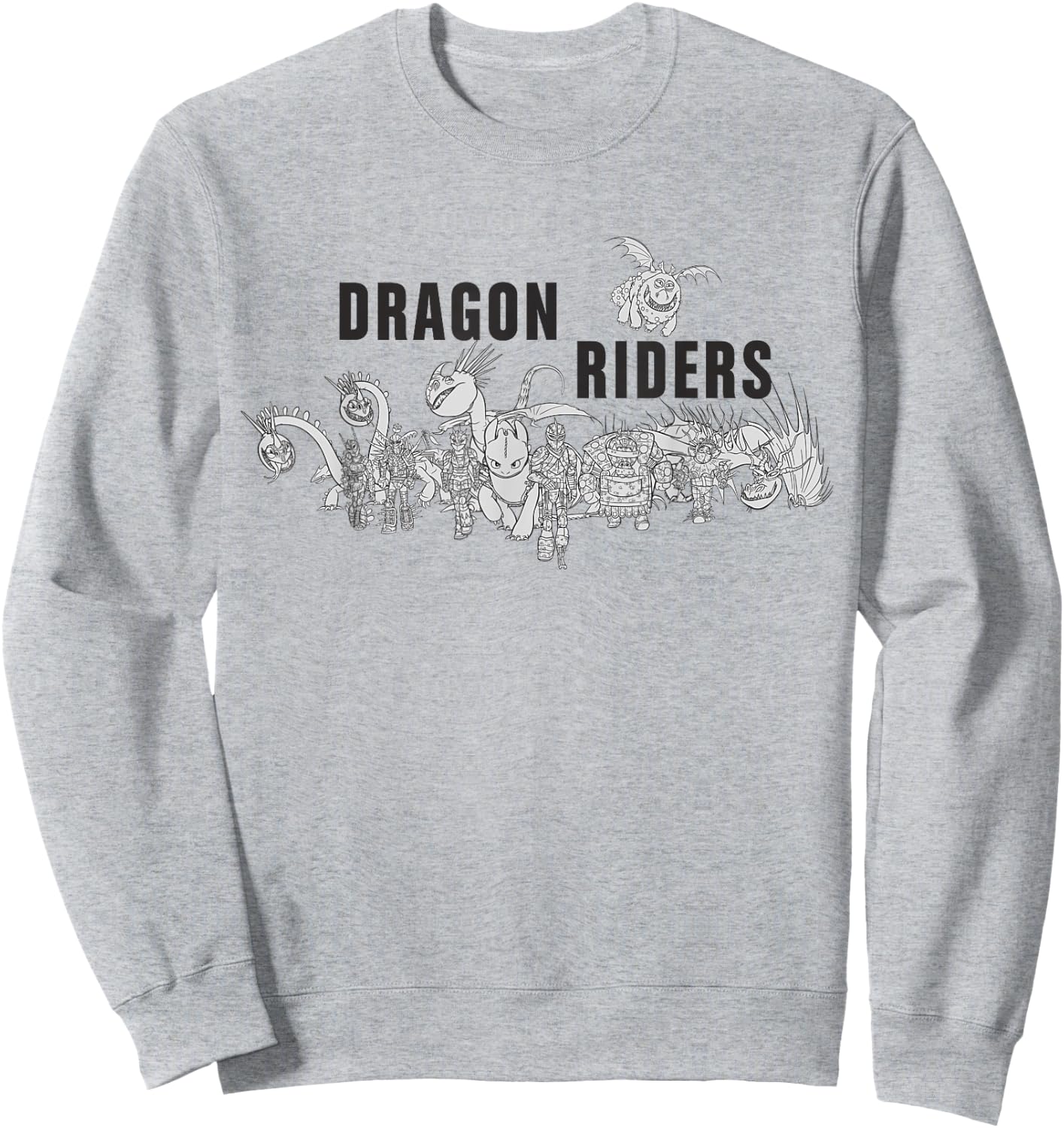 How to Train Your Dragon 3 Dragon Riders Sweatshirt - Sweatshirt | Ash