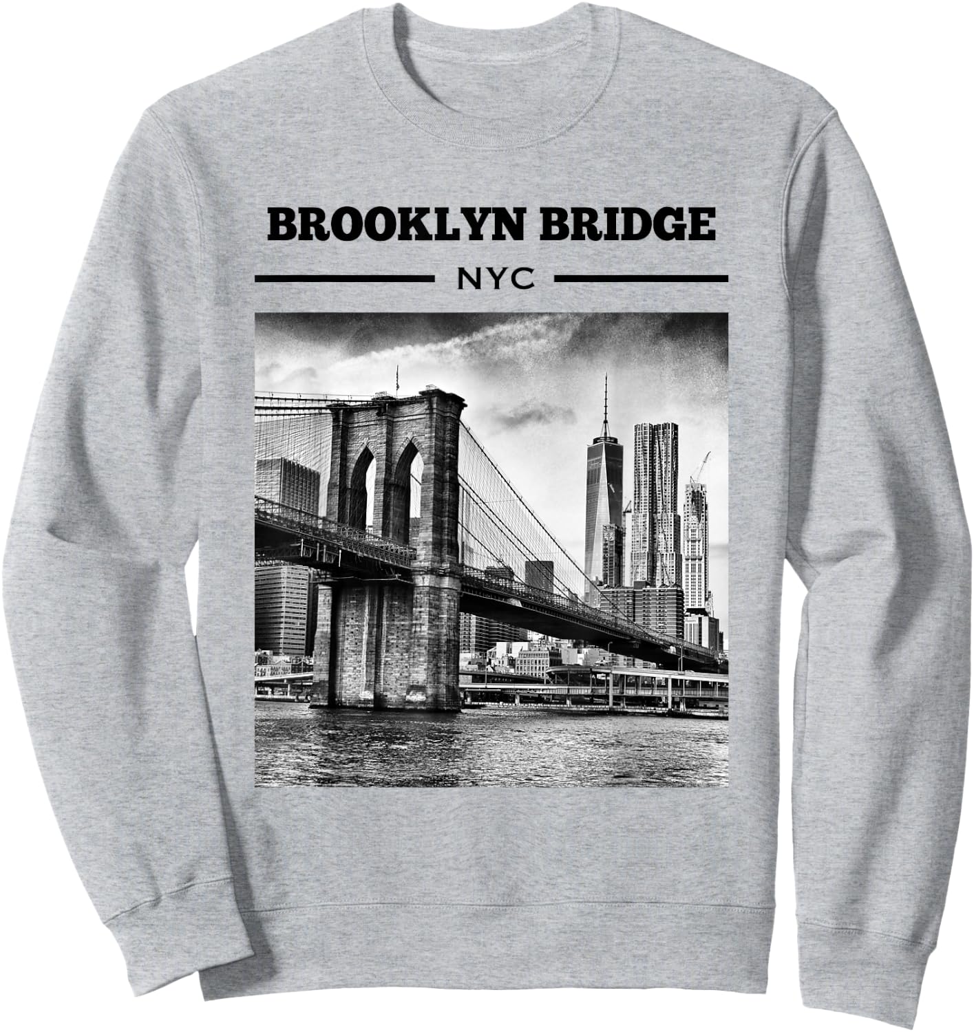 Brooklyn Bridge New York City t shirt NYC Sweatshirt - Sweatshirt | Ash