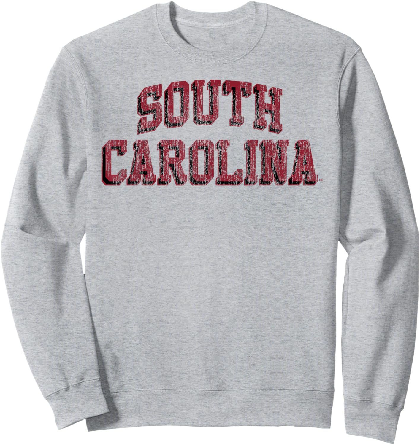 South Carolina Gamecocks Retro Arch Logo Officially Licensed Sweatshirt - Sweatshirt | Ash