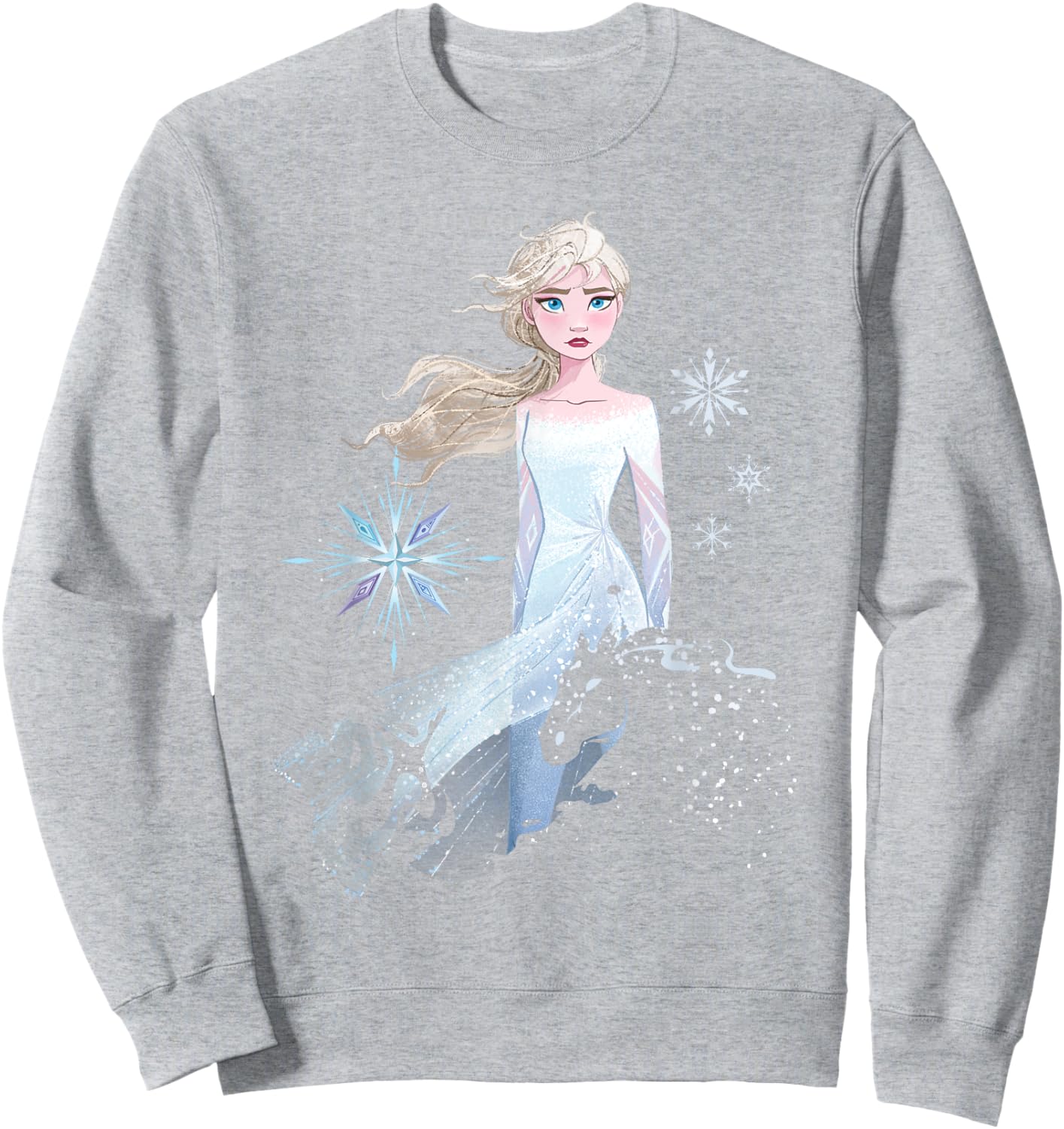 Frozen 2 Elsa Nokk Silhouette Sweatshirt - Sweatshirt | Ash