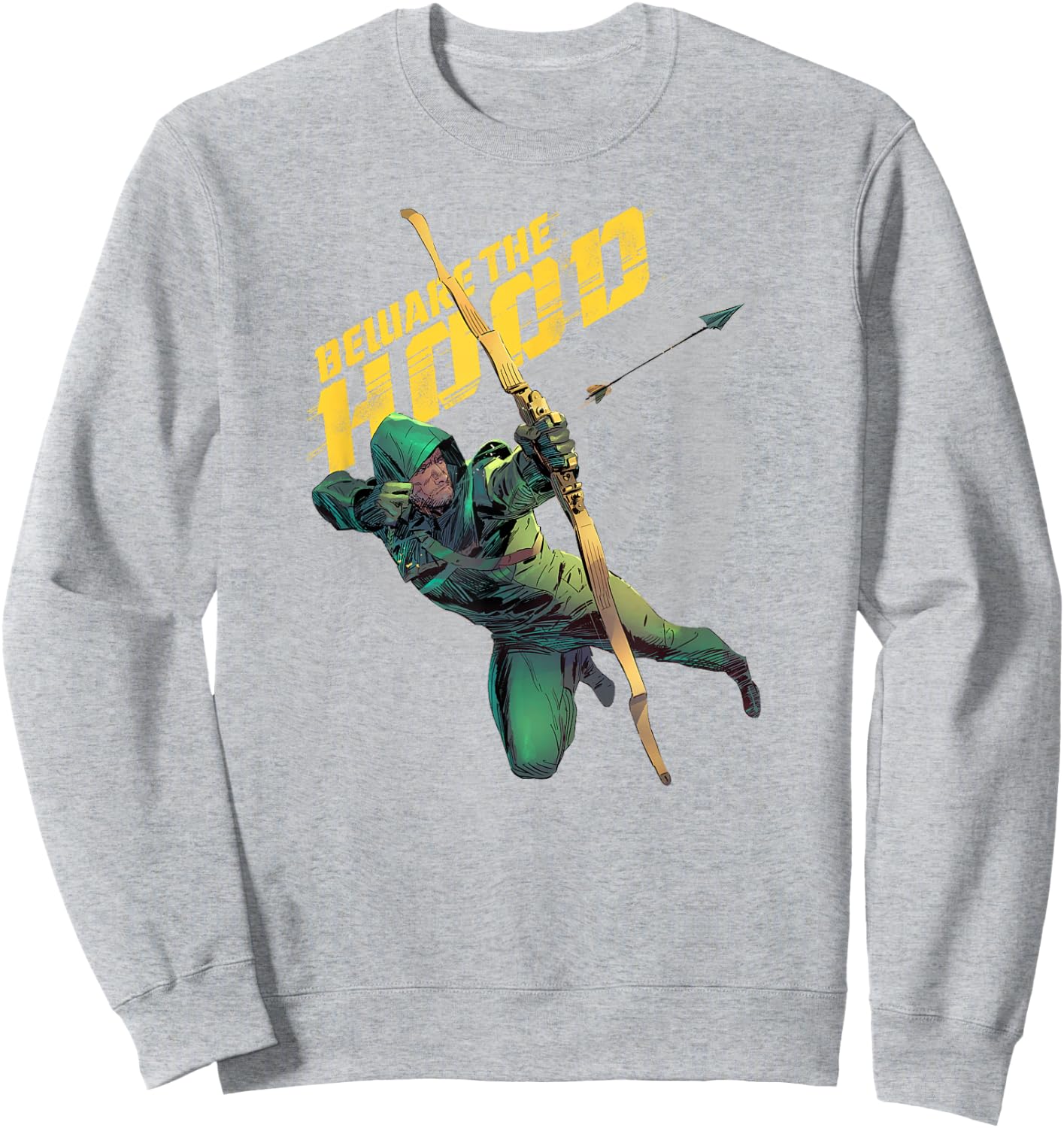 Arrow TV Series Beware Sweatshirt - Sweatshirt | Ash