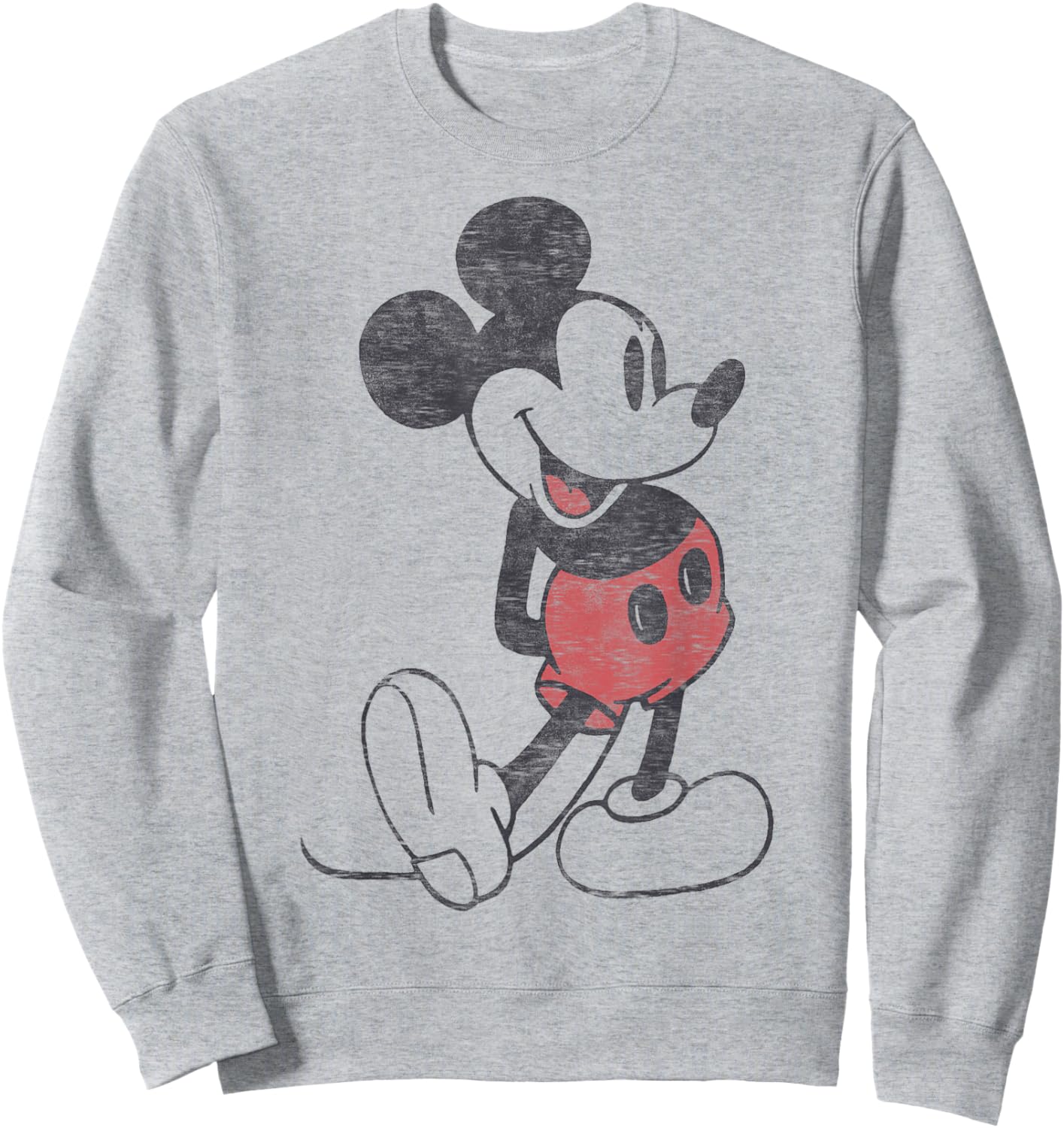 Disney Mickey & Friends Mickey Mouse Vintage Portrait Sweatshirt - Sweatshirt | Ash