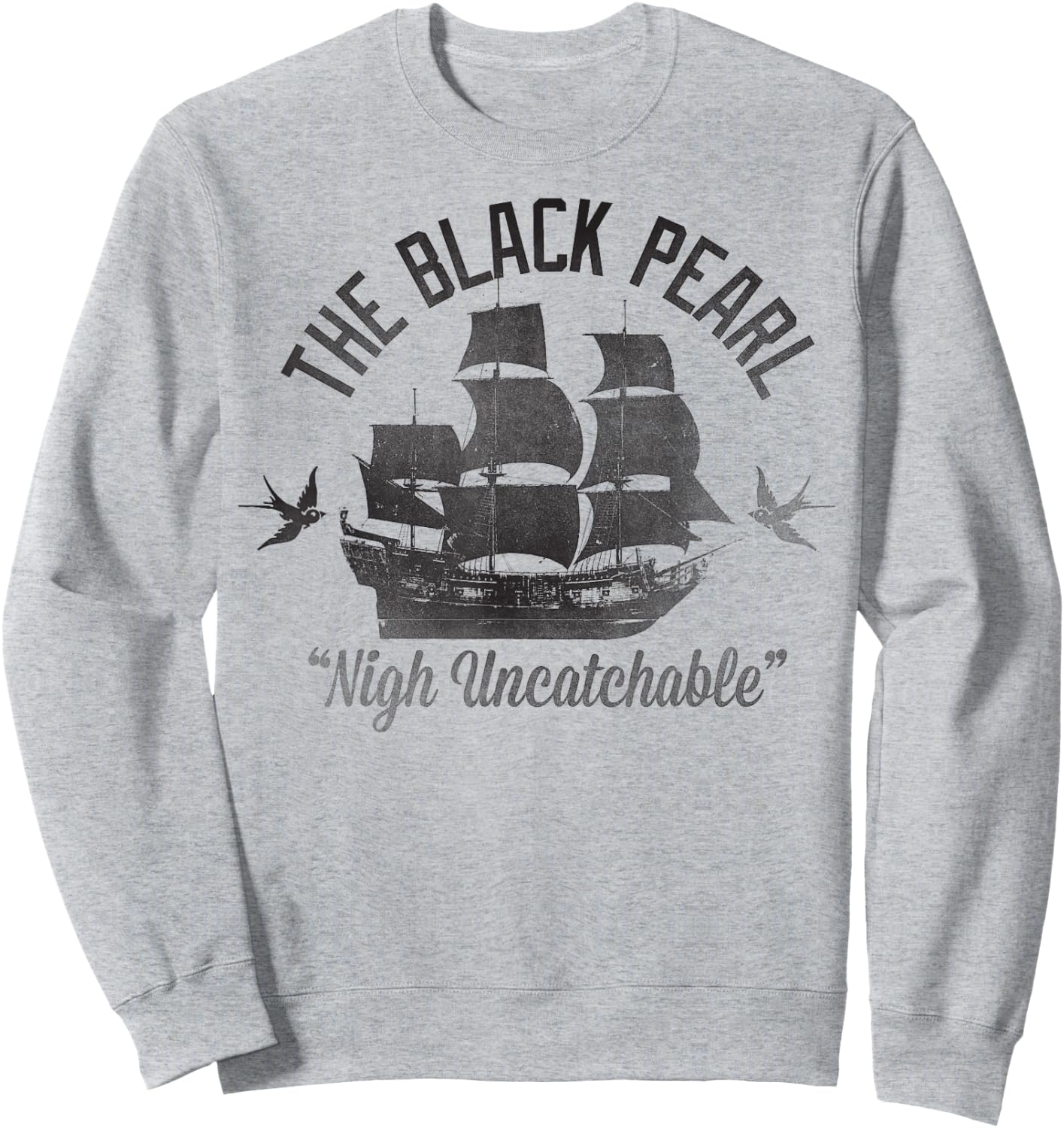 Disney - Pirates of The Caribbean Untouchable Black Pearl Sweatshirt - Sweatshirt | Ash