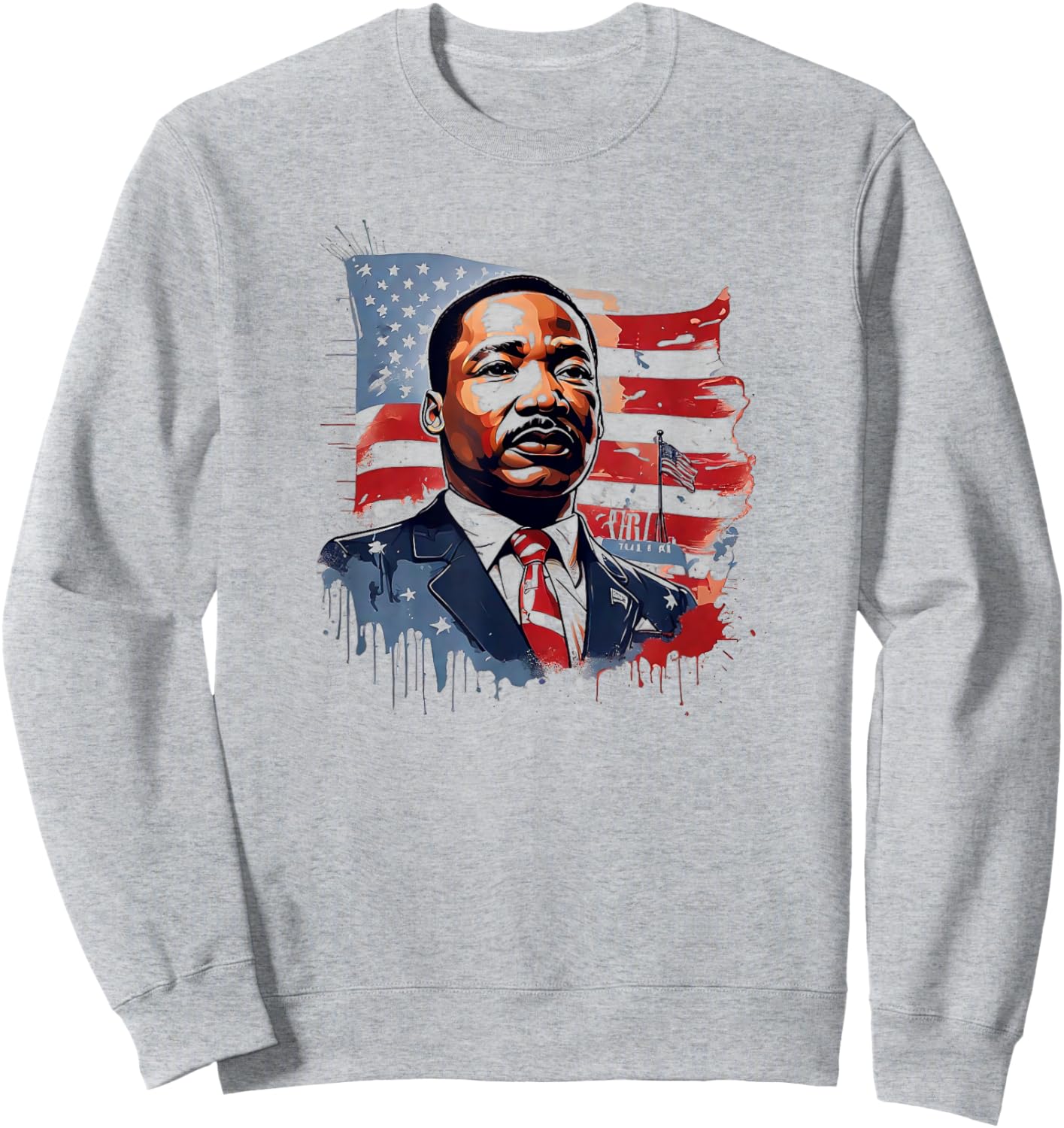 Martin Luther King Jr. Day I Have a Dream MLK Day Gift Sweatshirt - Sweatshirt | Ash