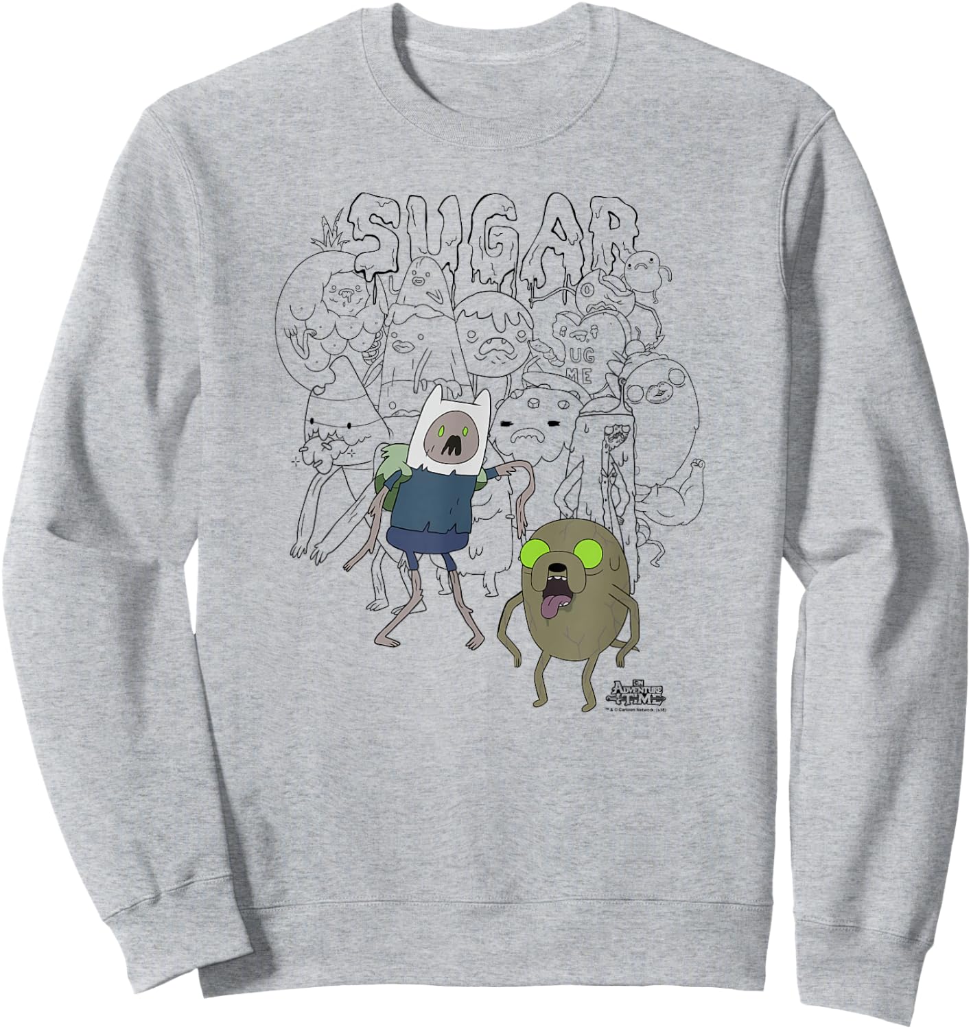 Adventure Time Sugar Zombies Sweatshirt - Sweatshirt | Ash