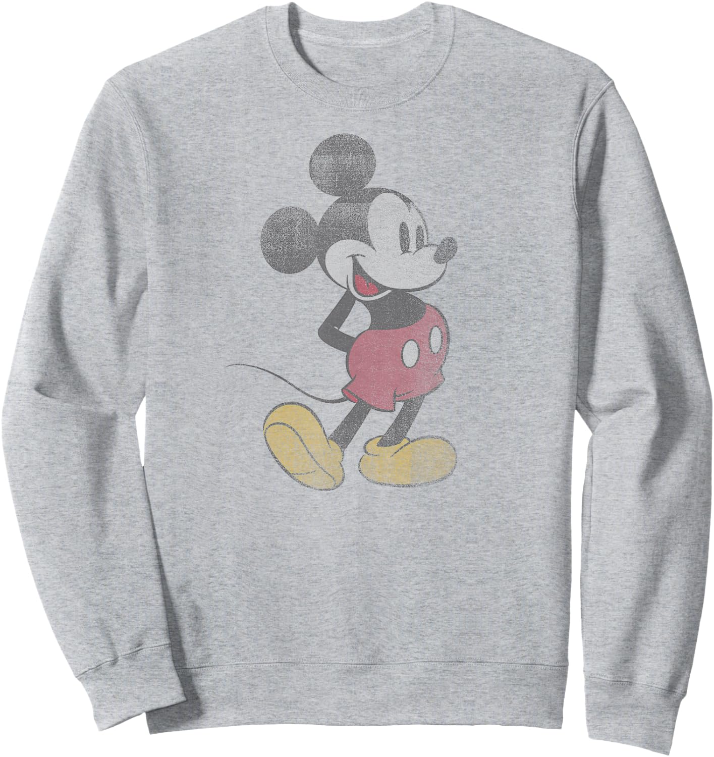Disney Classic Mickey Mouse Sweatshirt - Sweatshirt | Ash