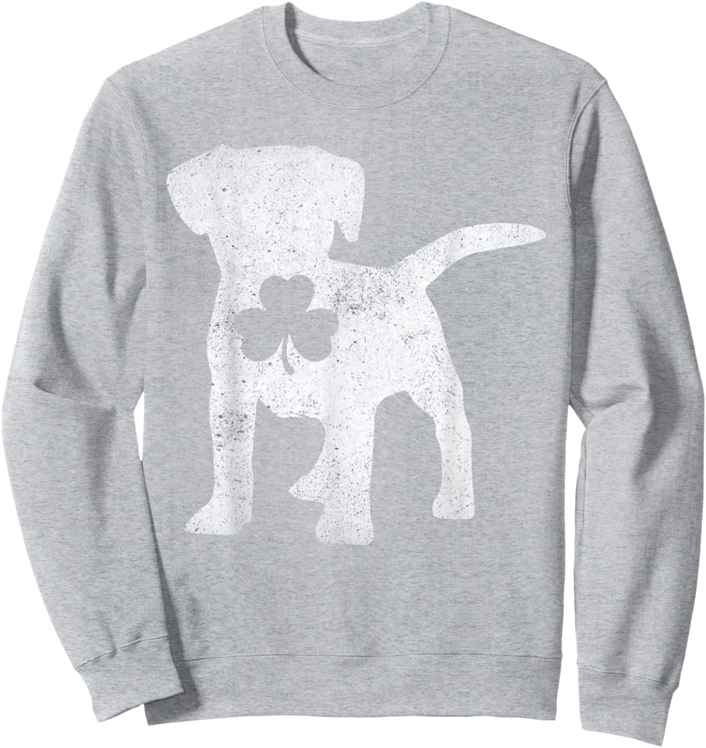 Dog St Patricks Day for Boys Men Love Puppy Sweatshirt - Sweatshirt | Ash