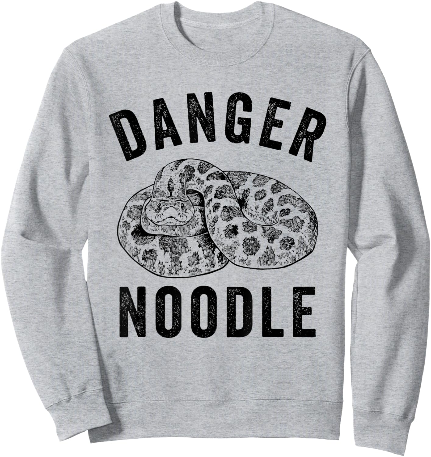 Funny Danger Noodle Hognose Snake Lovers Sweatshirt - Sweatshirt | Ash