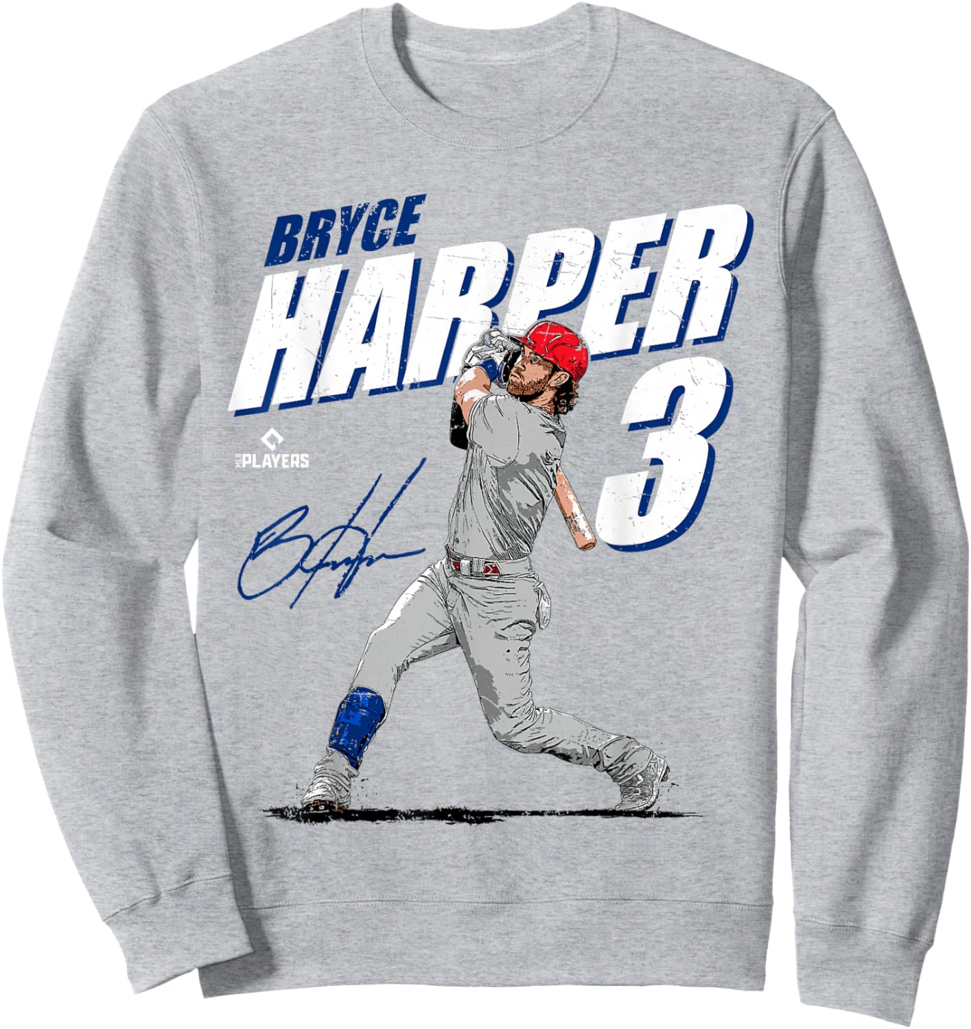 MLBPA - Major League Baseball Bryce Harper - MLBHARP3001 Sweatshirt - Sweatshirt | Ash