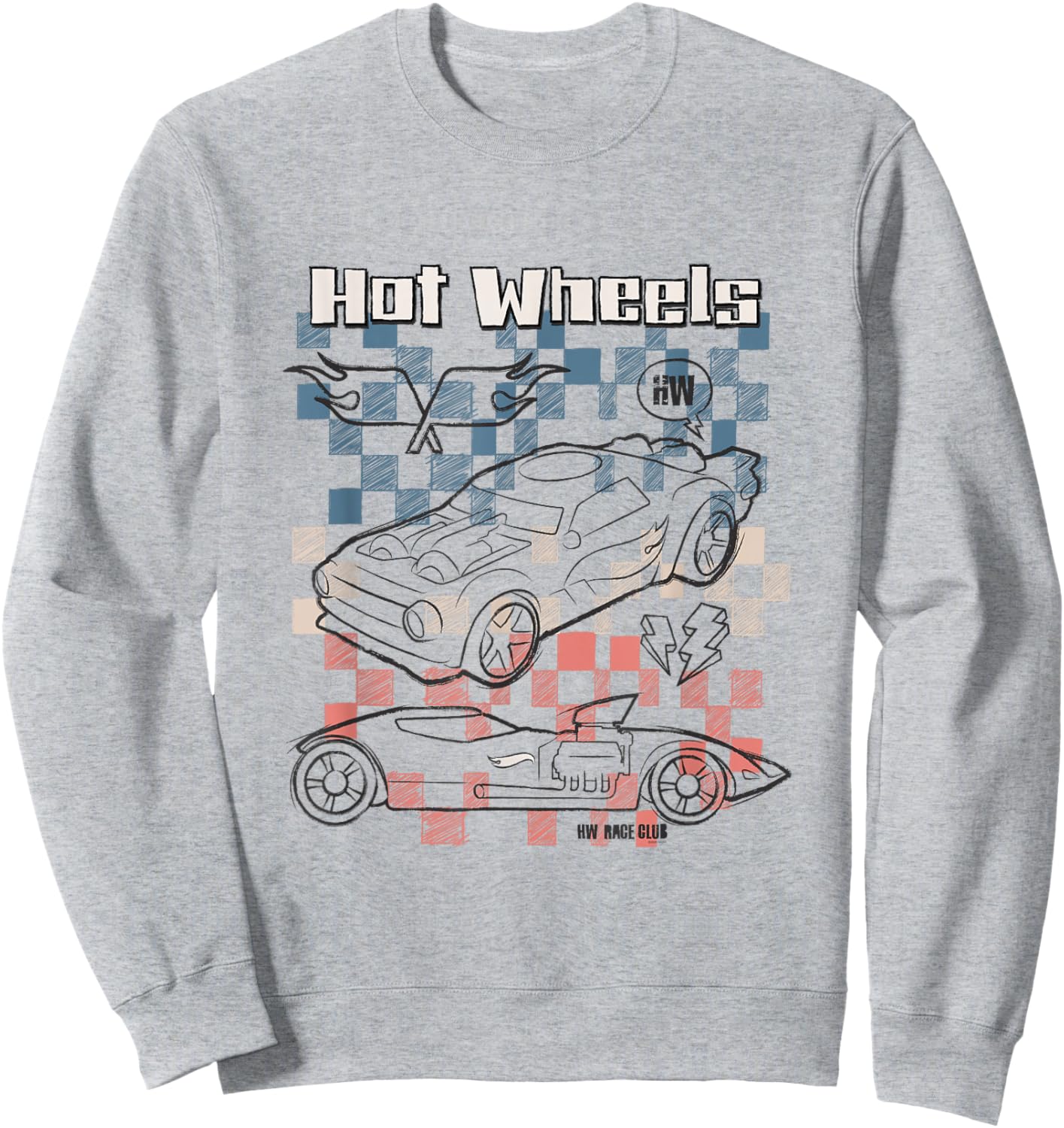 Hot Wheels - Red White and Blue Sweatshirt - Sweatshirt | Ash