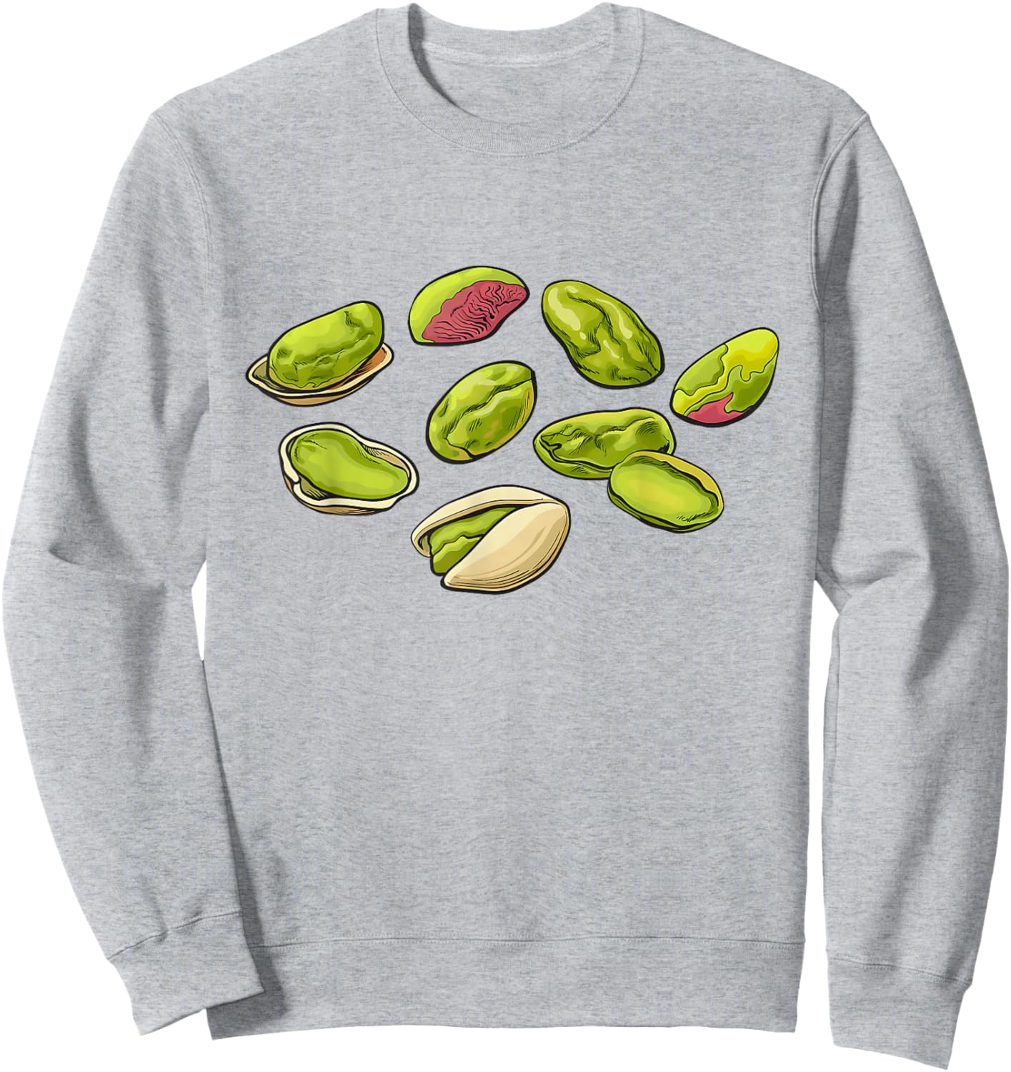 Love pistachio men Shirt pistachio Lovers and girl Sweatshirt - Sweatshirt | Ash