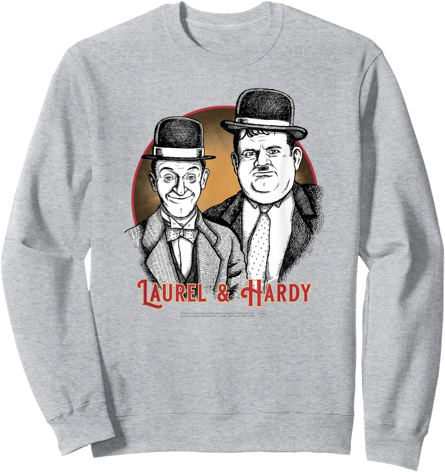 Laurel & Hardy Classic Comedy , white, S Sweatshirt - Sweatshirt | Ash
