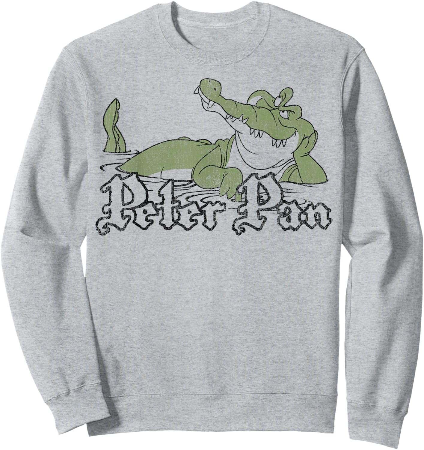 Disney Peter Pan Tick-Tock The Crocodile Small Sweatshirt - Sweatshirt | Ash
