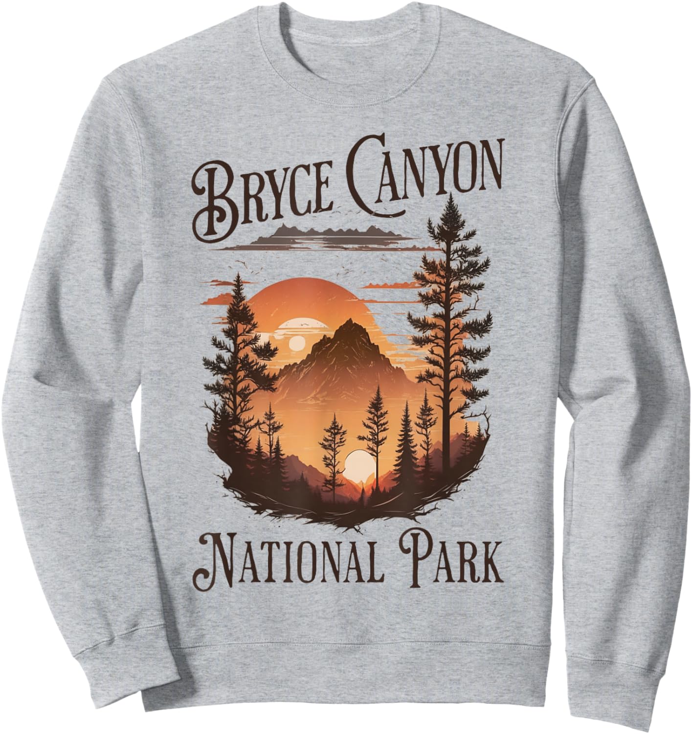 Bryce Canyon National Park Sweatshirt - Sweatshirt | Ash