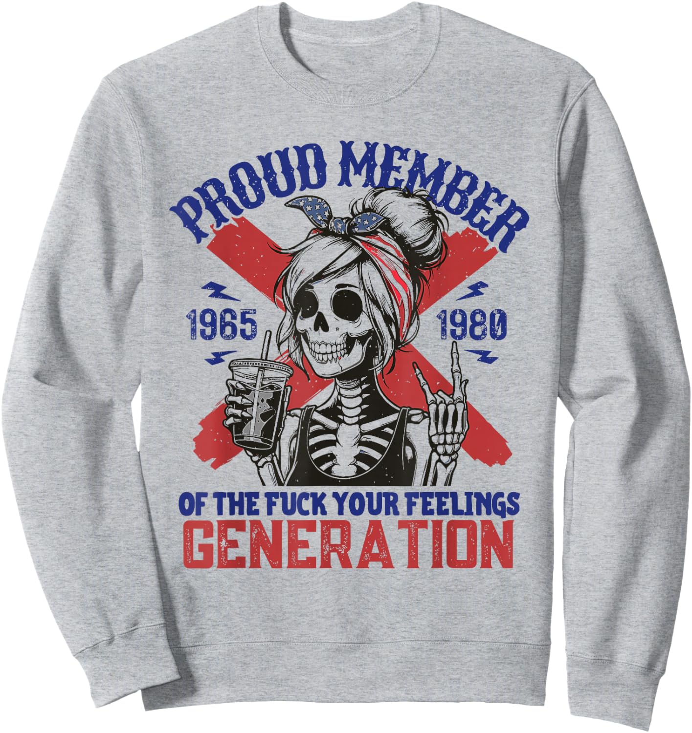 Skeleton Sweatshirt - Sweatshirt | Ash