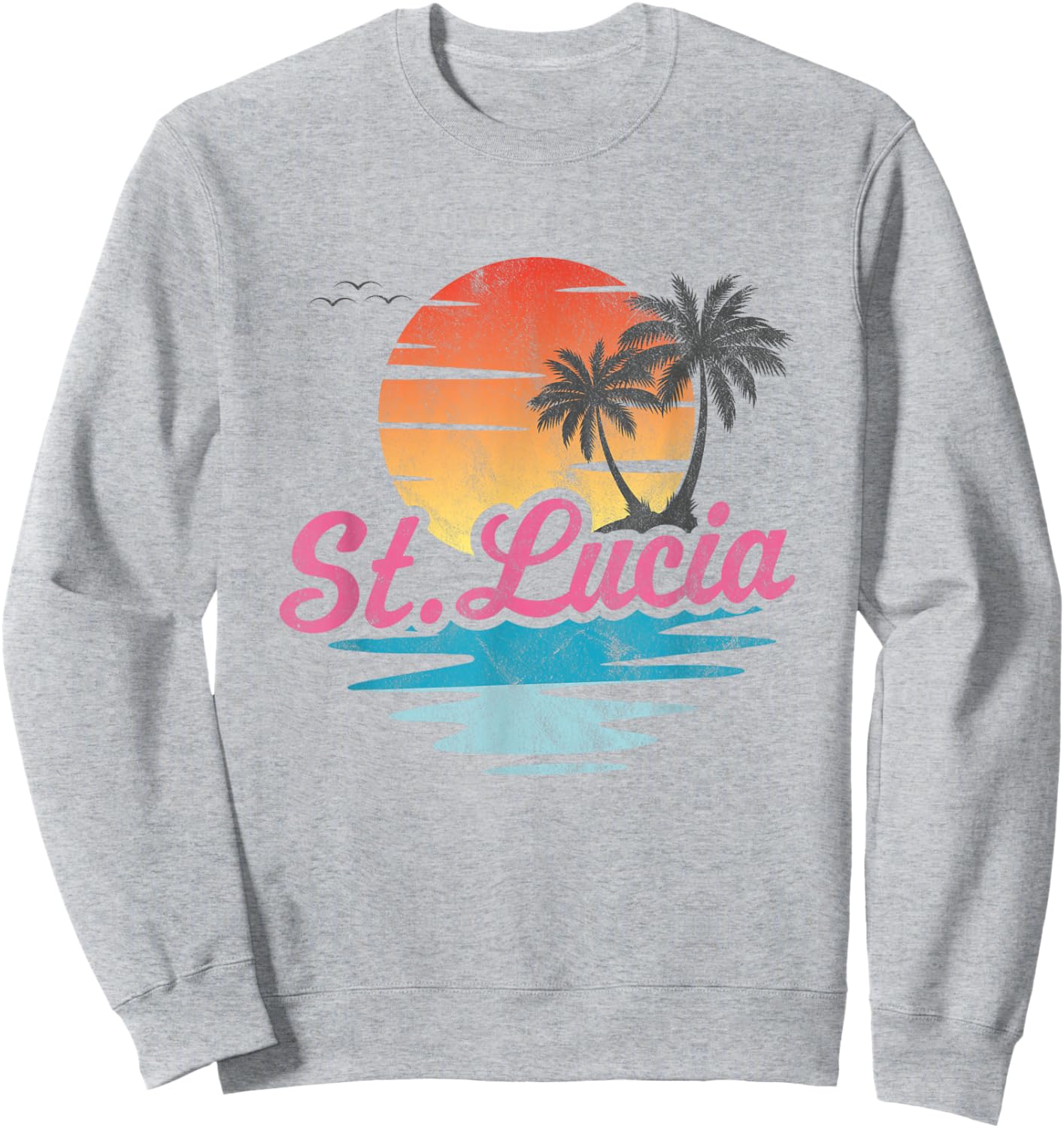 St. Lucia Sweatshirt - Sweatshirt | Ash