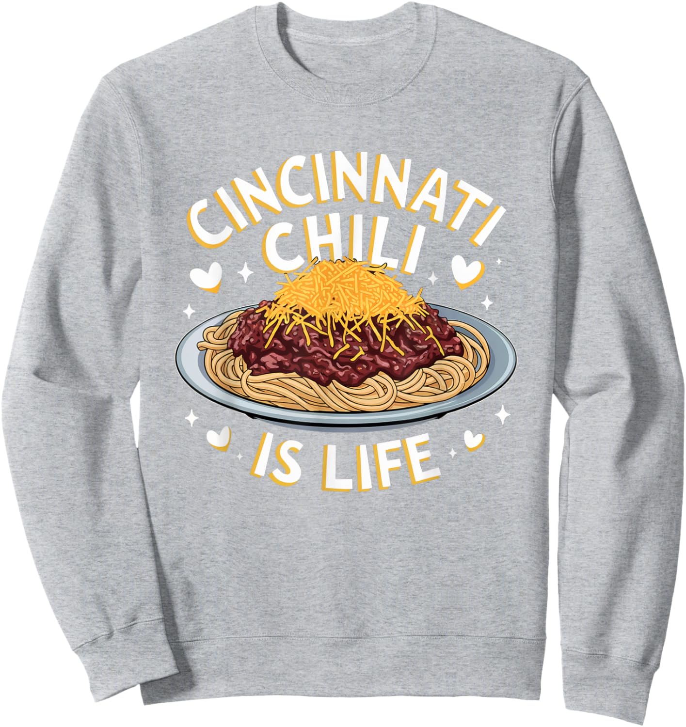 Cincinnati Chili - Iconic Ohio Comfort Food Design Sweatshirt - Sweatshirt | Ash