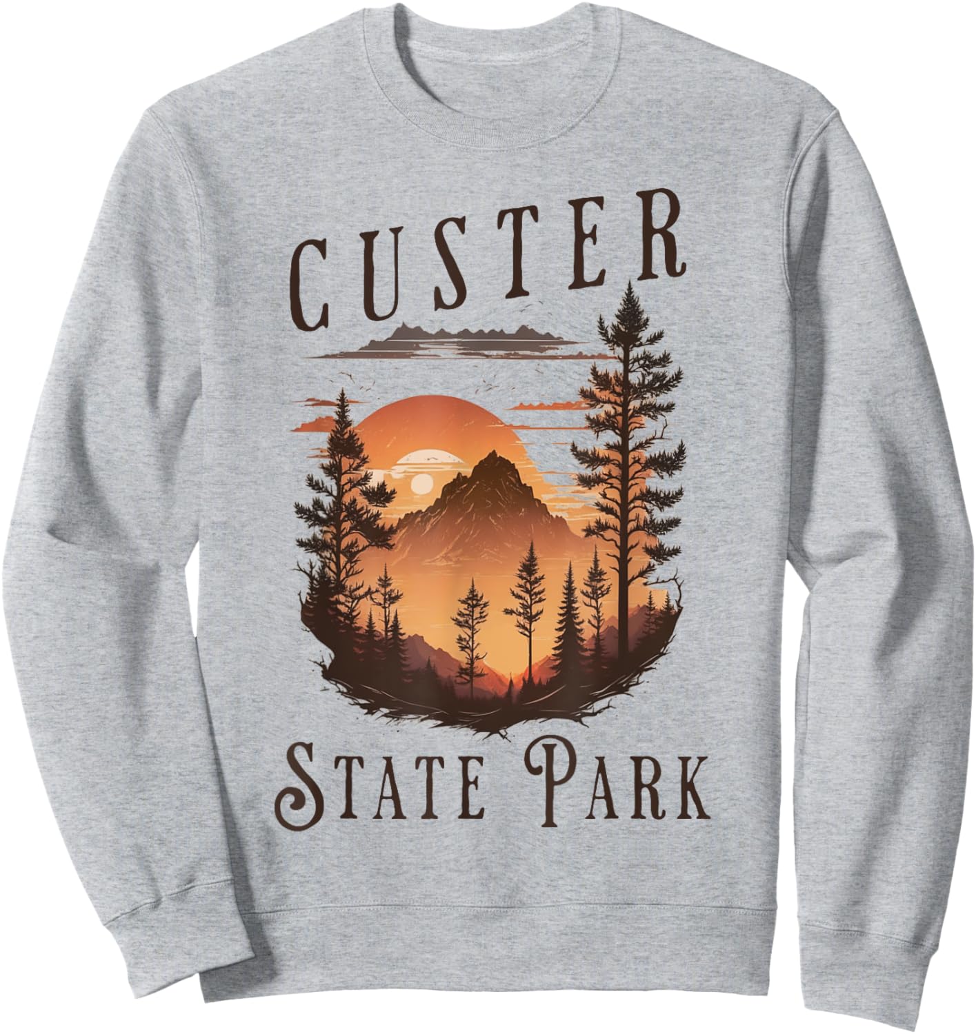 Custer State Park Sweatshirt - Sweatshirt | Ash