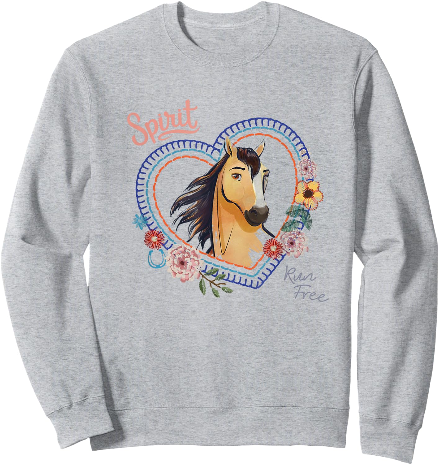 DreamWorks Spirit Riding Free Dreams Sweatshirt - Sweatshirt | Ash