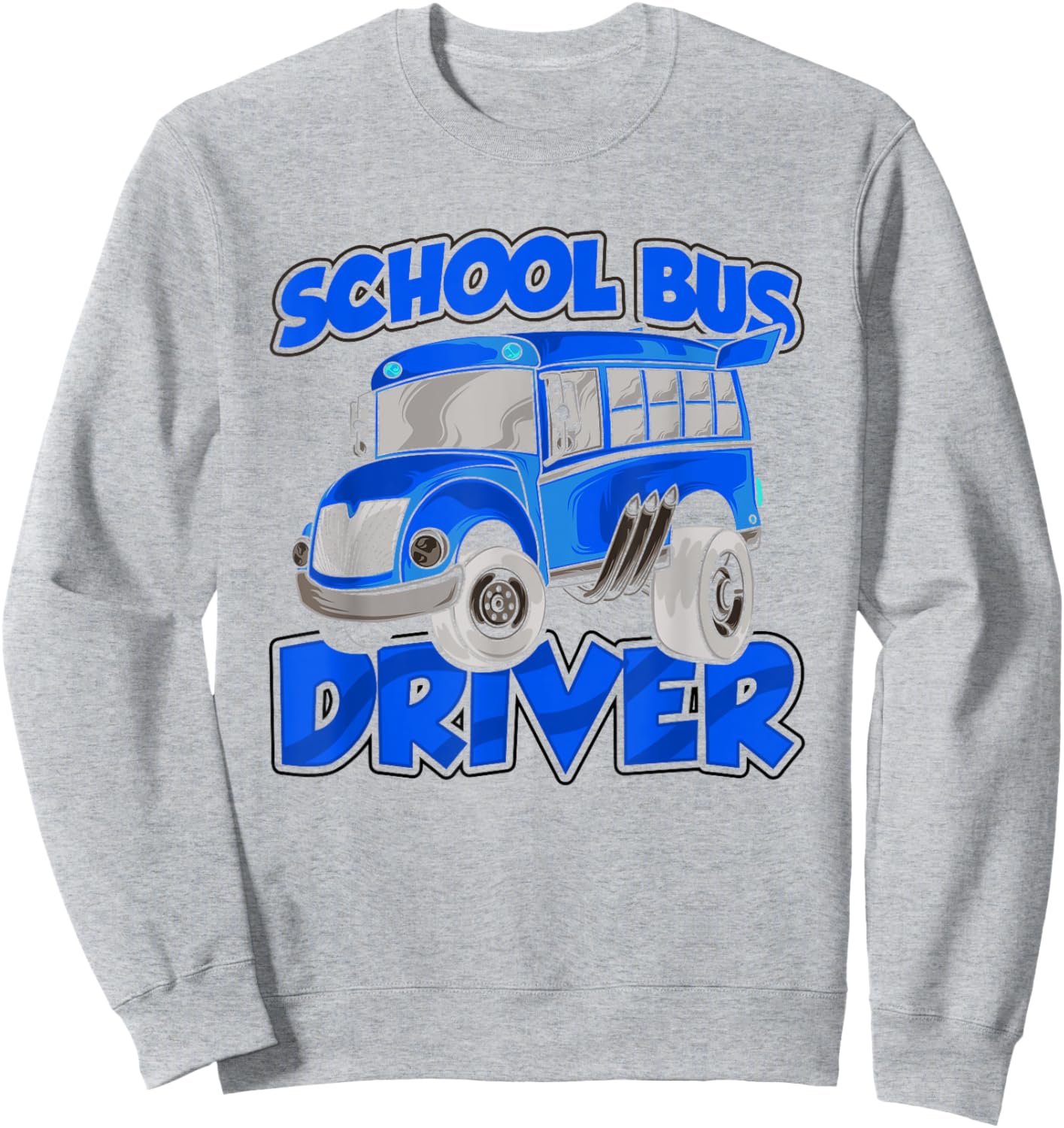 School Bus Driver Busman Operator Buses Job Sweatshirt - Sweatshirt | Ash