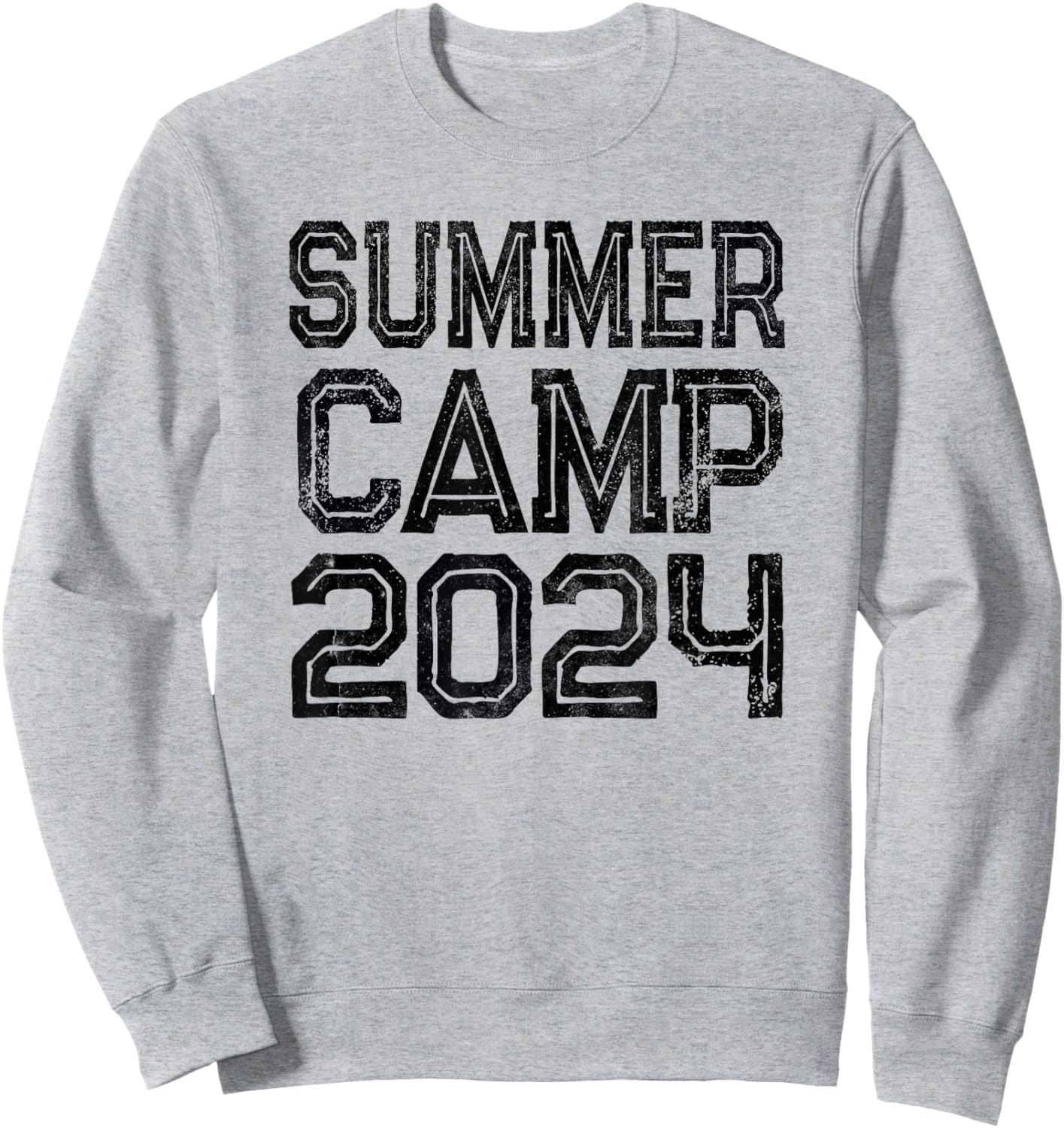 Adventure SUMMER CAMP 2024 Staff Kids Camping Besties Nurse Sweatshirt - Sweatshirt | Ash