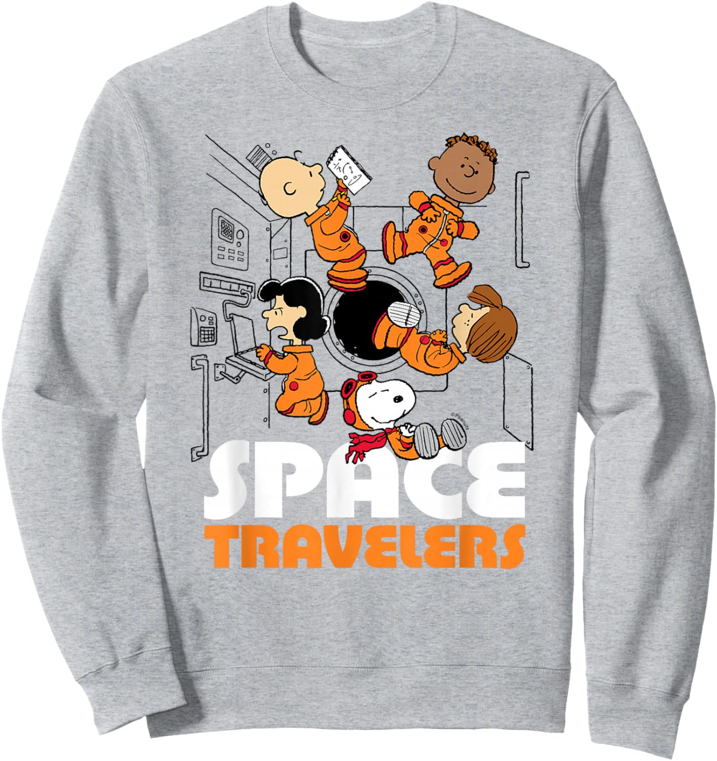 Peanuts - Space Travelers Sweatshirt - Sweatshirt | Ash
