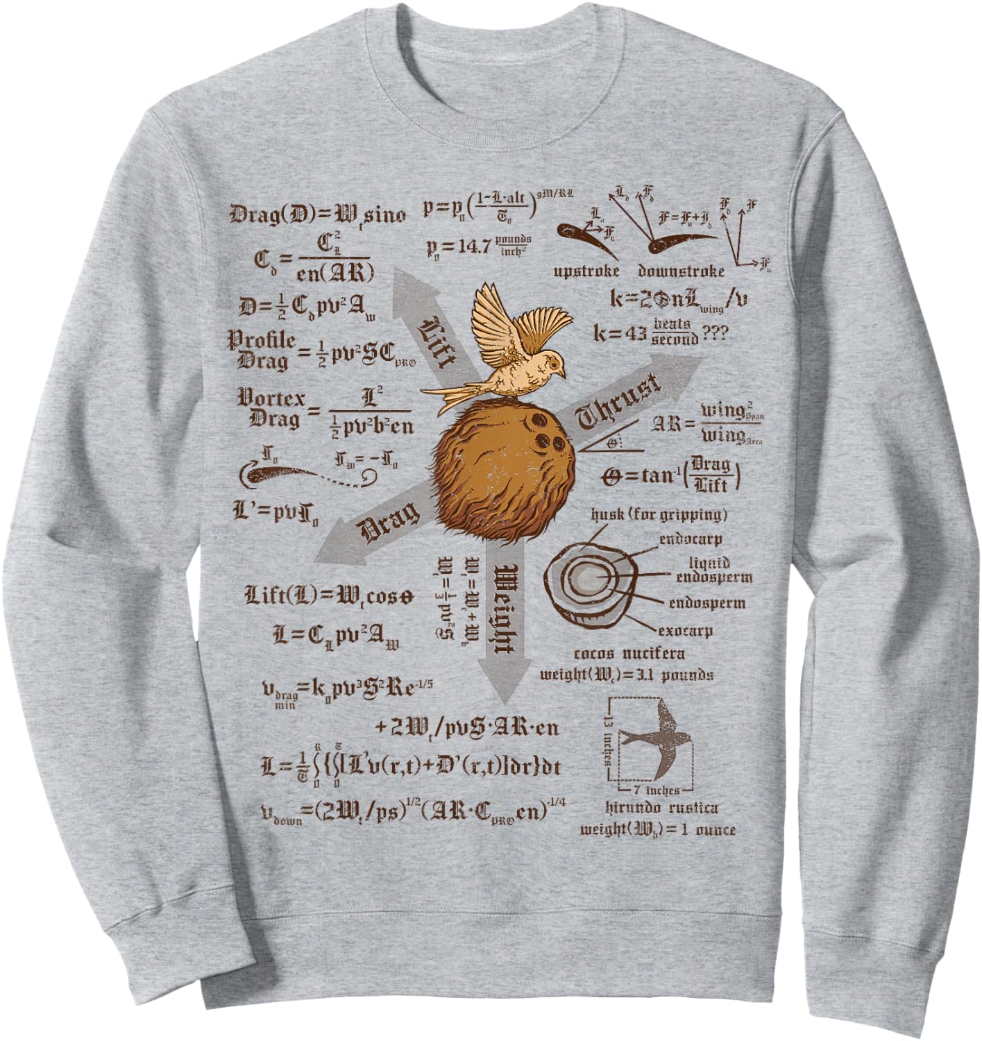 A Simple Question of Weight Ratios Sweatshirt - Sweatshirt | Ash