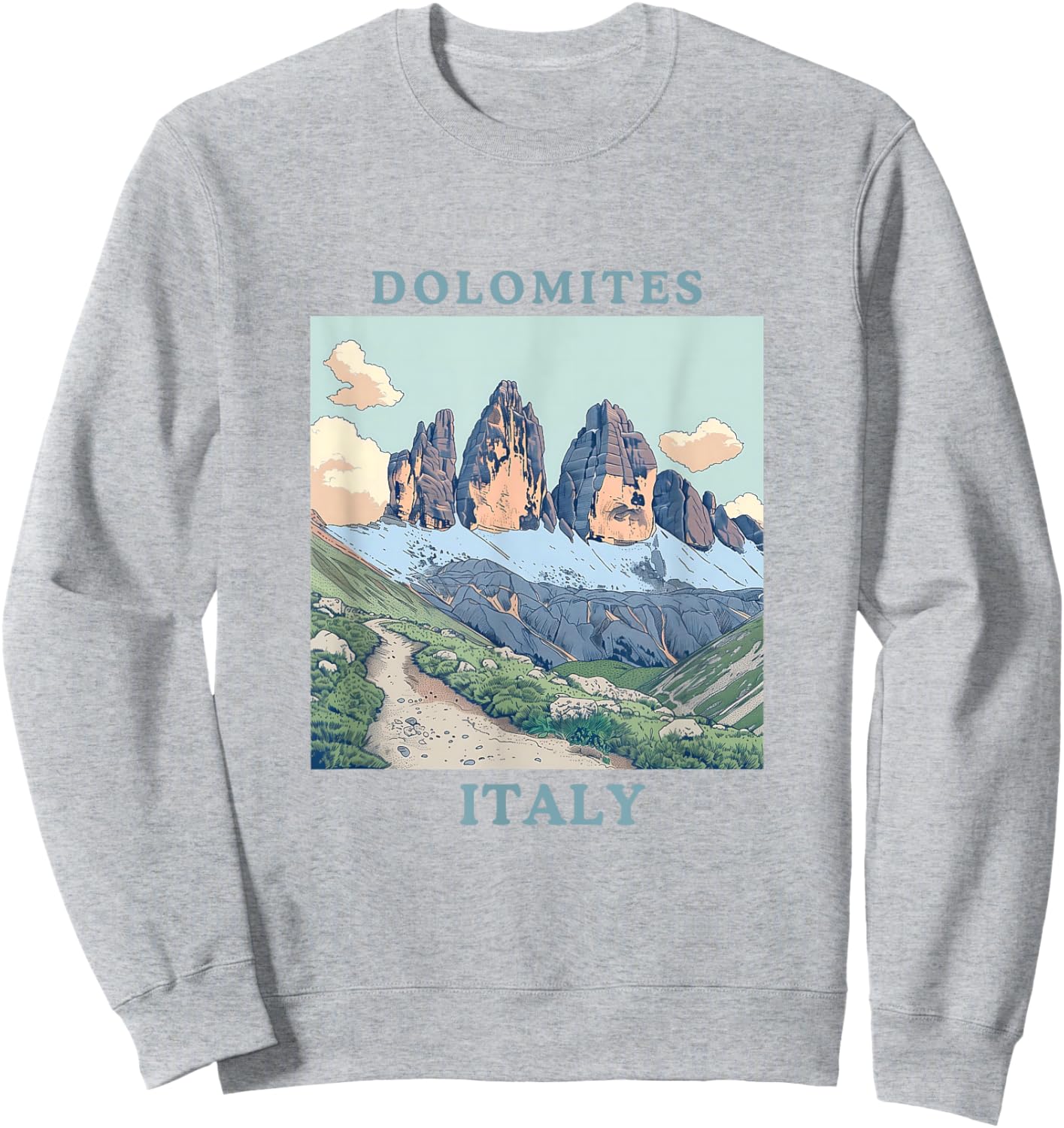 Dolomites, Italy Sweatshirt - Sweatshirt | Ash