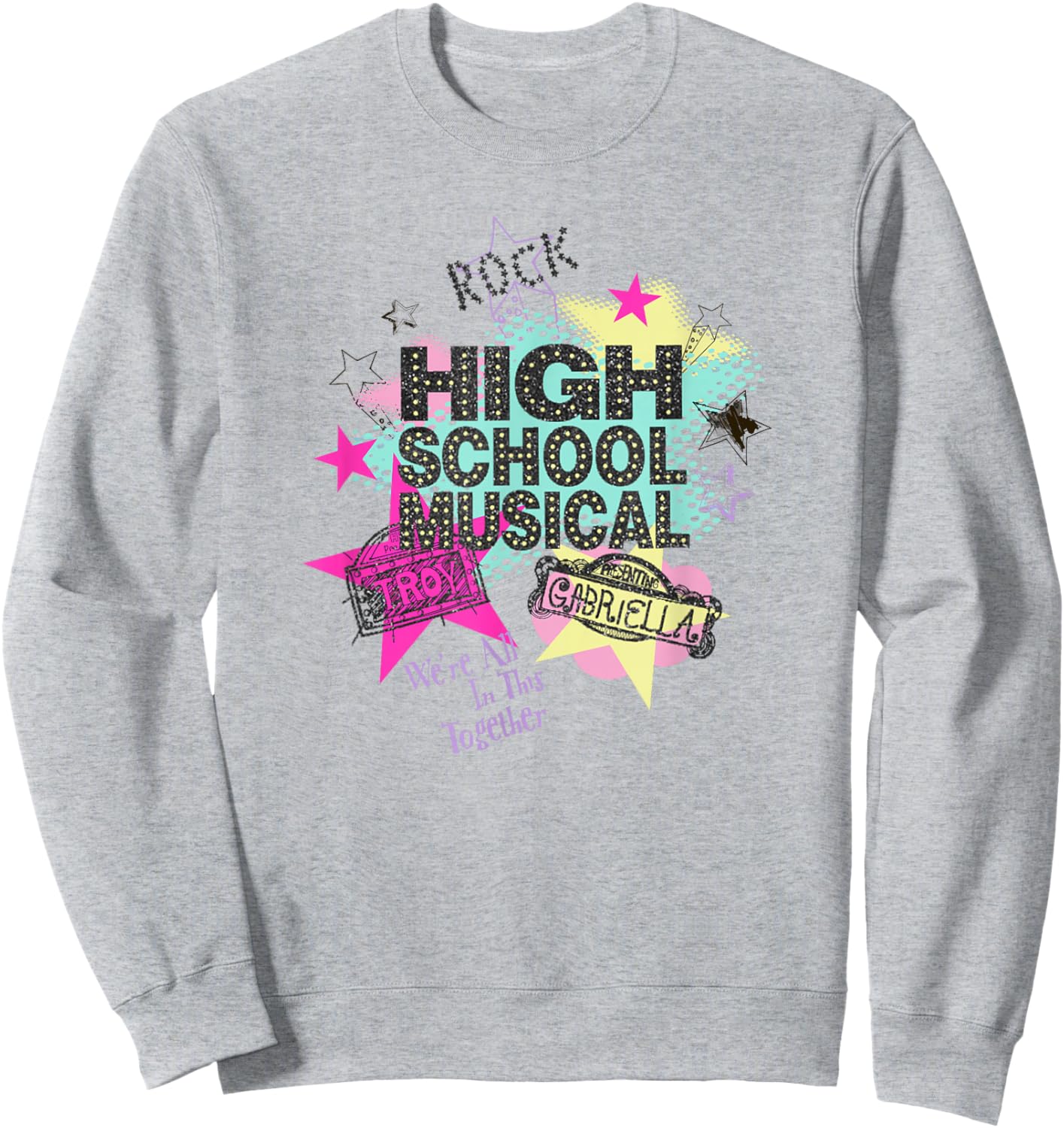 Disney High School Musical The Series All in This Together Sweatshirt - Sweatshirt | Ash