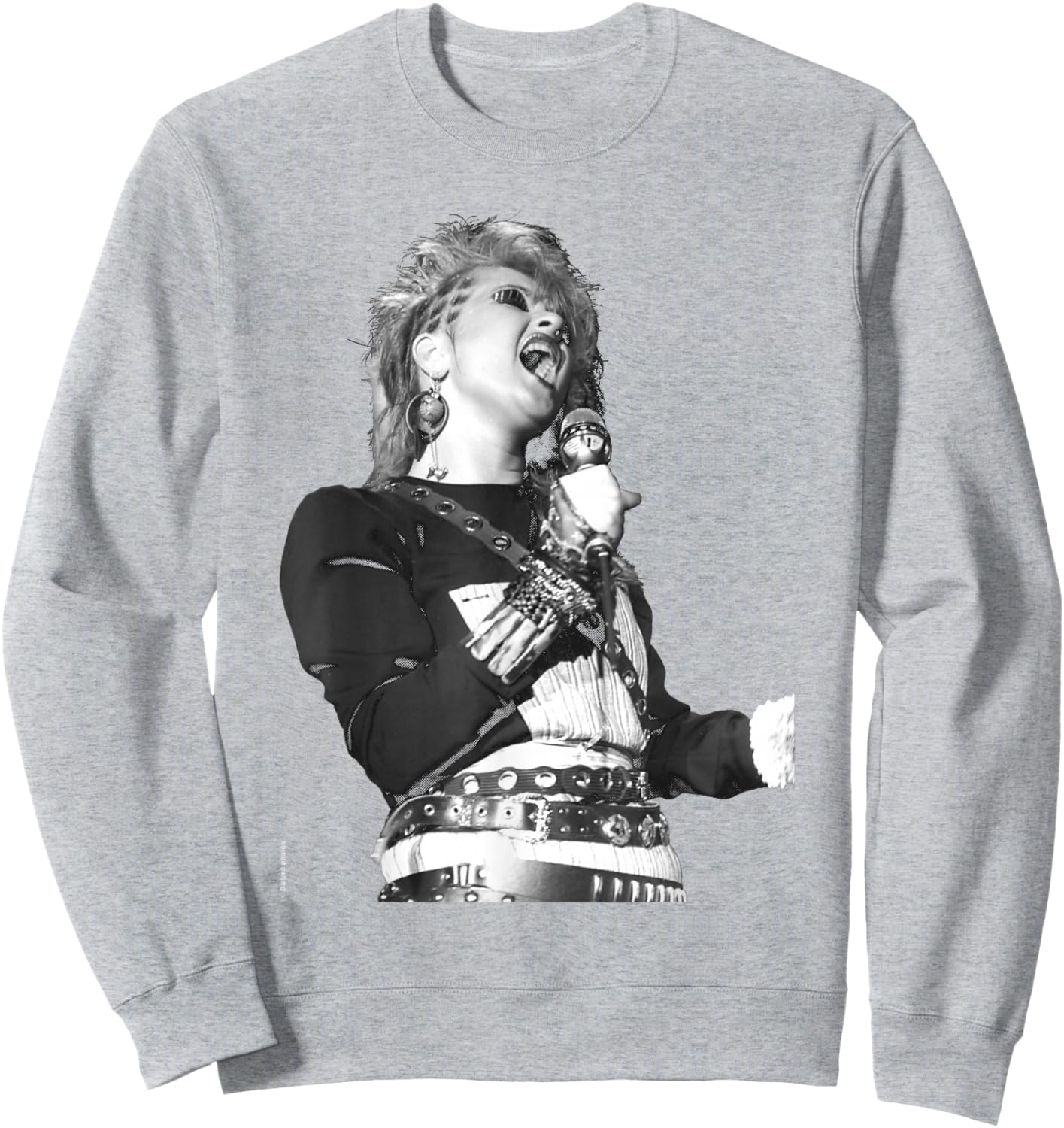 Singer Cyndi Lauper Live by Allan Ballard Sweatshirt - Sweatshirt | Ash