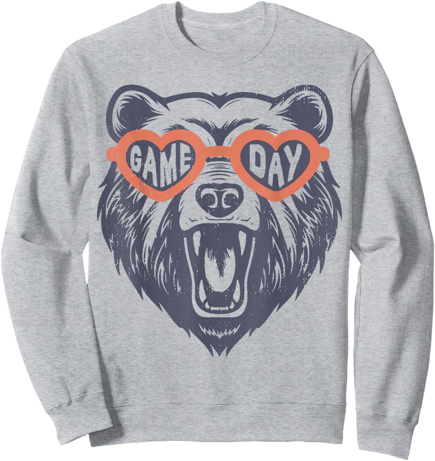 Game Day Bear Sweatshirt - Sweatshirt | Ash