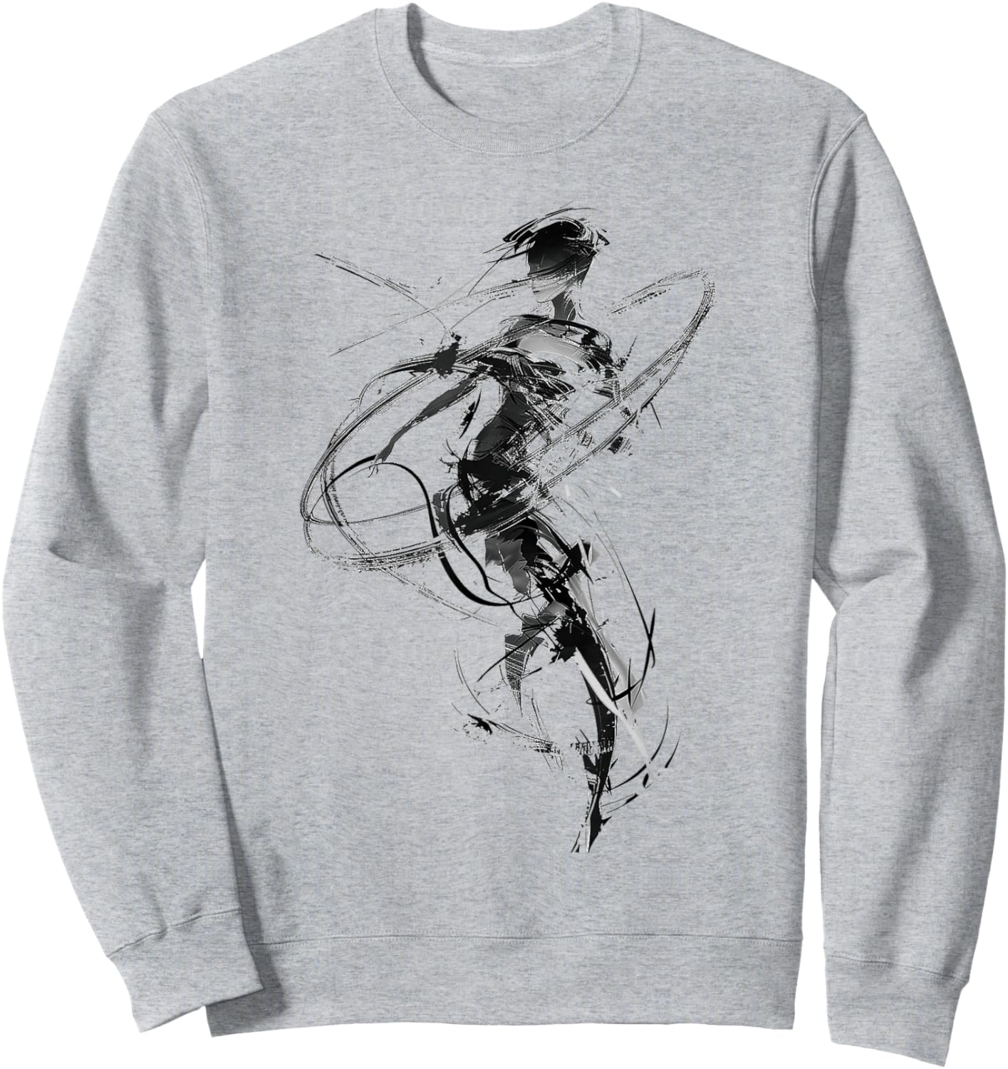 Women Abstract Artist Drawing Human Art Women , white, S Sweatshirt - Sweatshirt | Ash