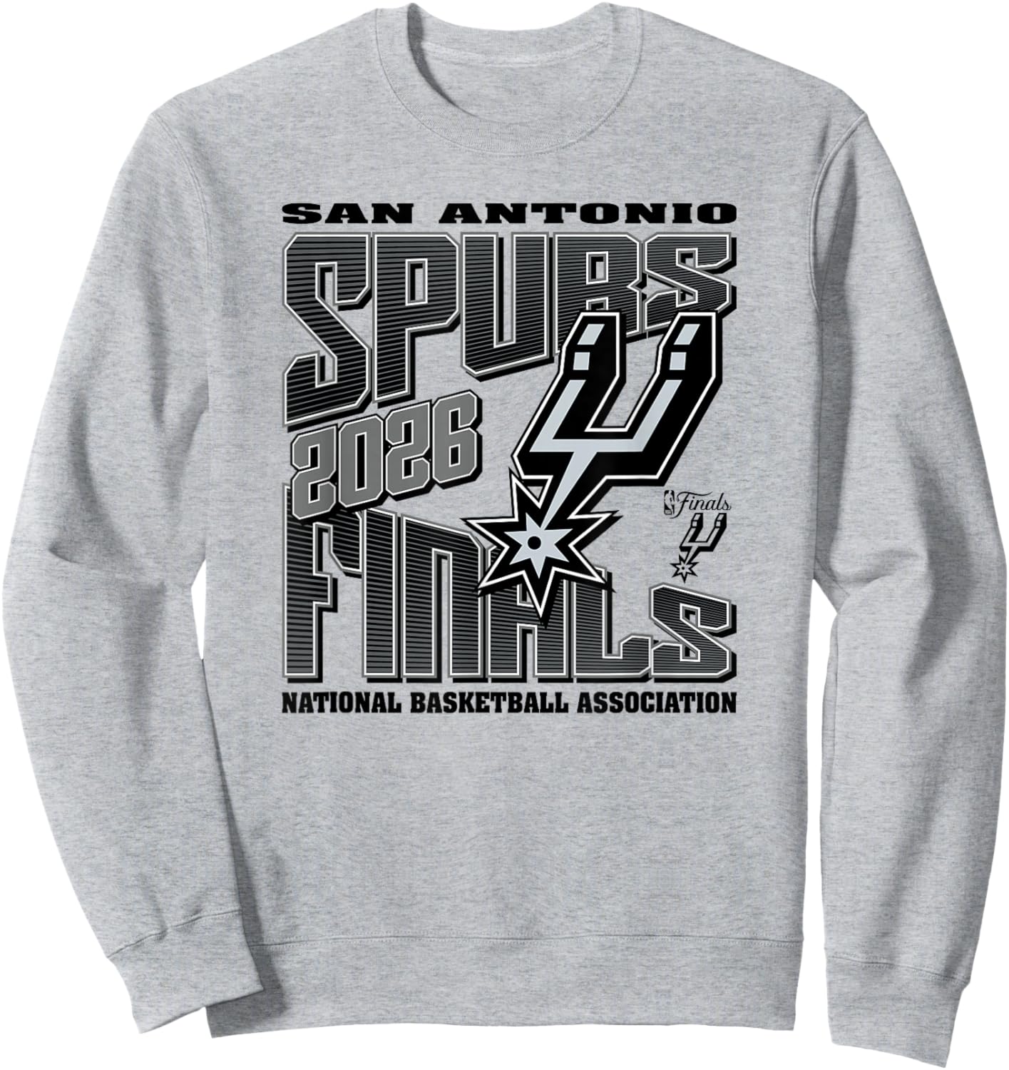NBA 2026 Finals San Antonio Spurs Let's Go Sweatshirt - Sweatshirt | Ash