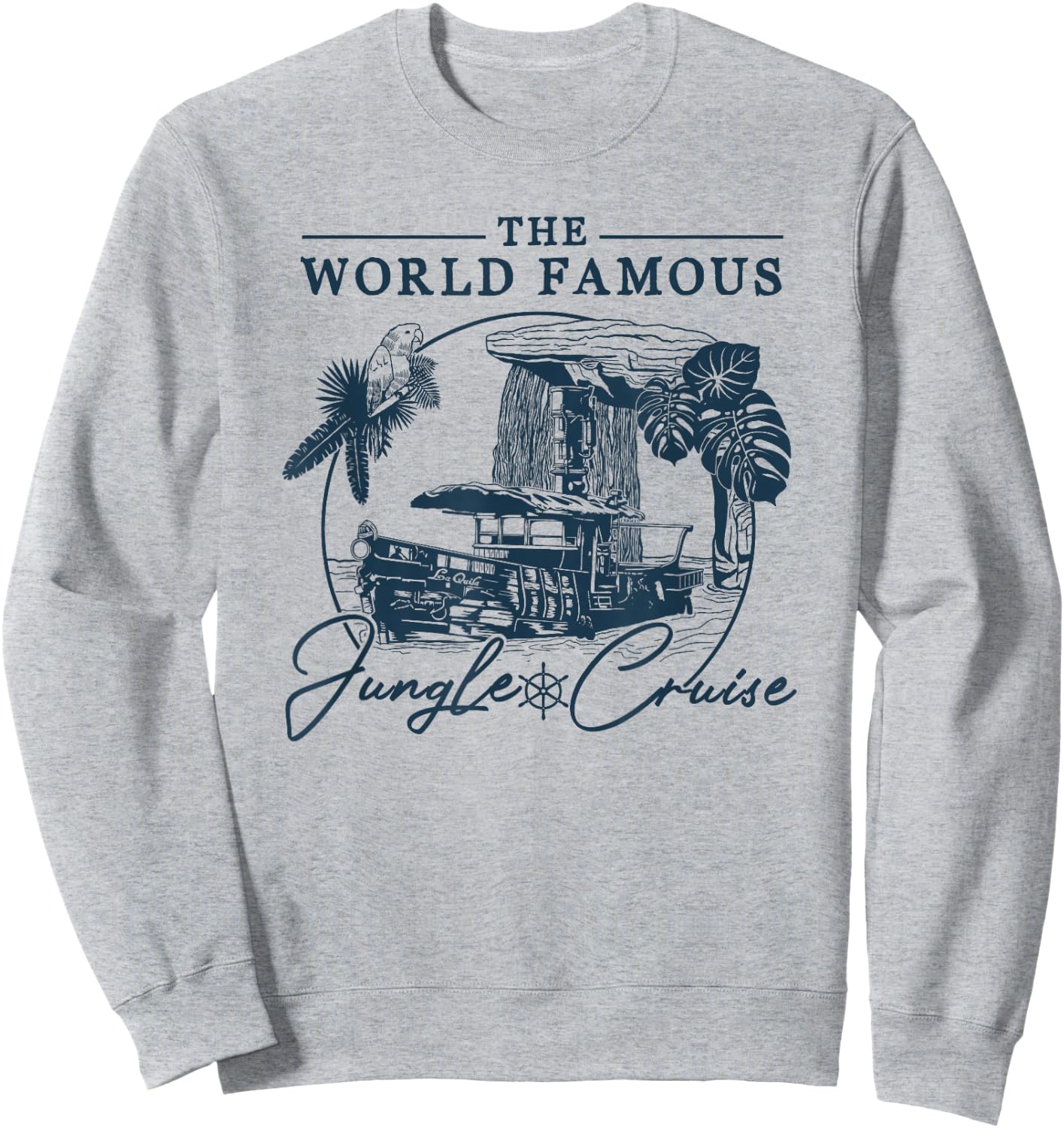 Disney Jungle Cruise World Famous V2 Small Sweatshirt - Sweatshirt | Ash