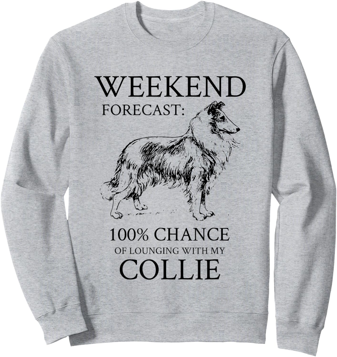 Collie Dog Men Women Girls Kids Sweatshirt - Sweatshirt | Ash