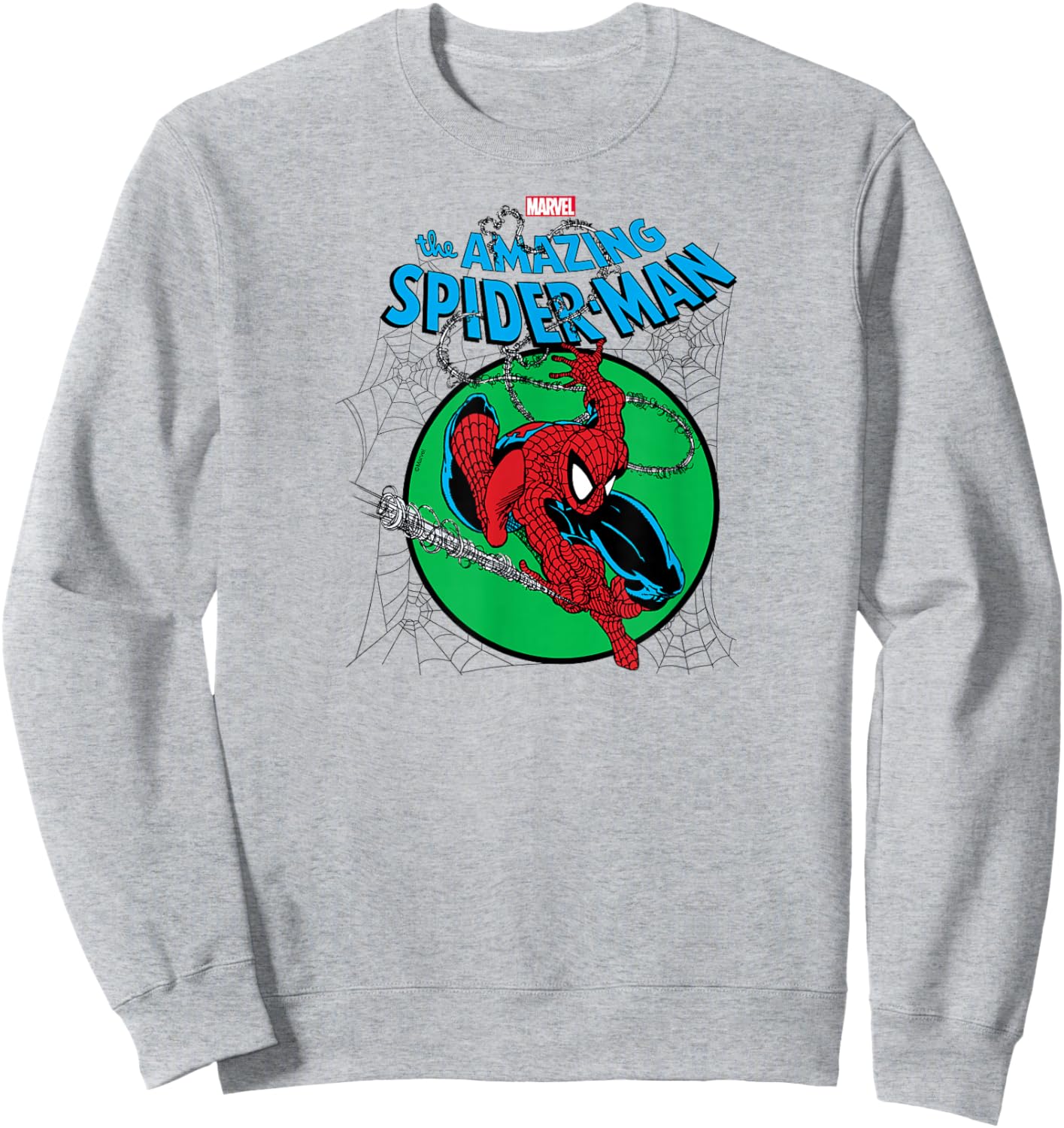 Spider-Man - Green Circle Sweatshirt - Sweatshirt | Ash