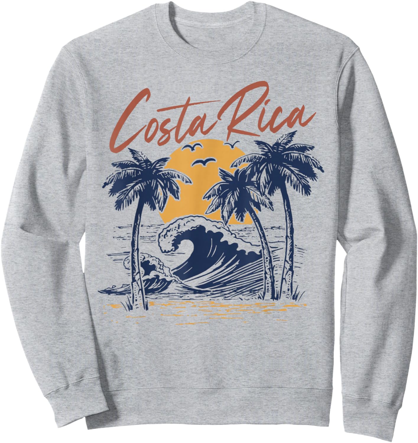 Costa Rica Tropical Sweatshirt - Sweatshirt | Ash