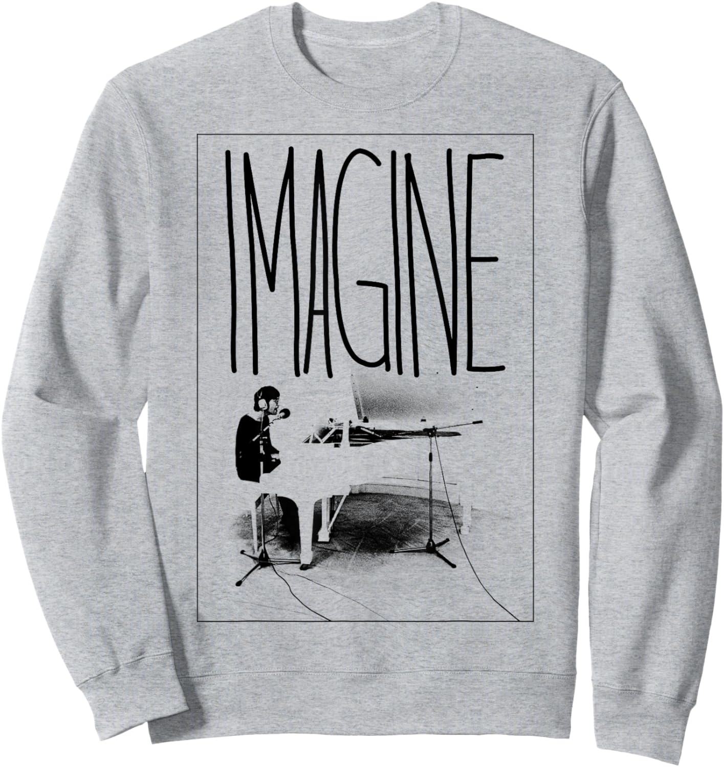 John Lennon - Piano Sweatshirt - Sweatshirt | Ash
