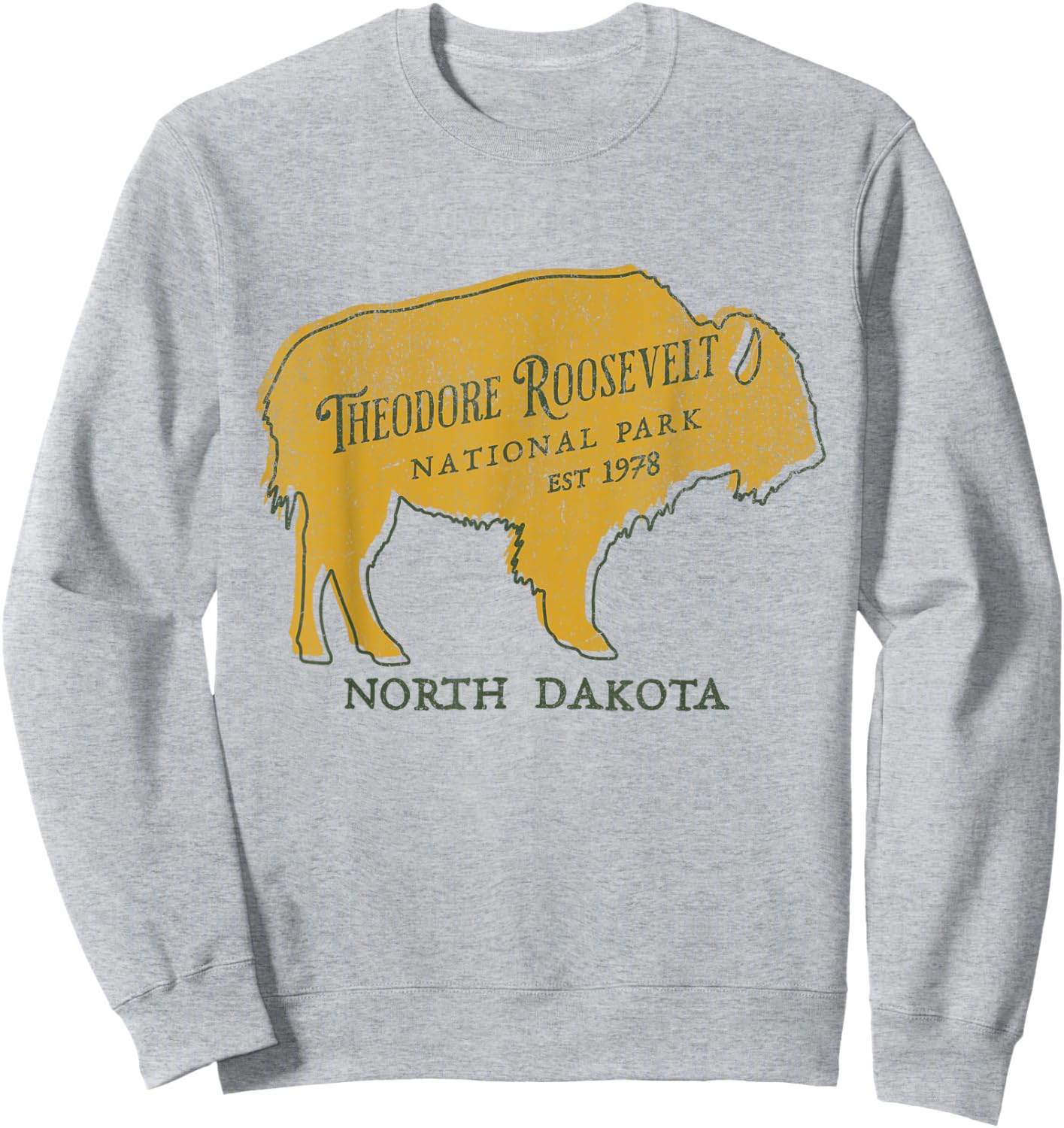 Theodore Roosevelt National Park Sweatshirt - Sweatshirt | Ash